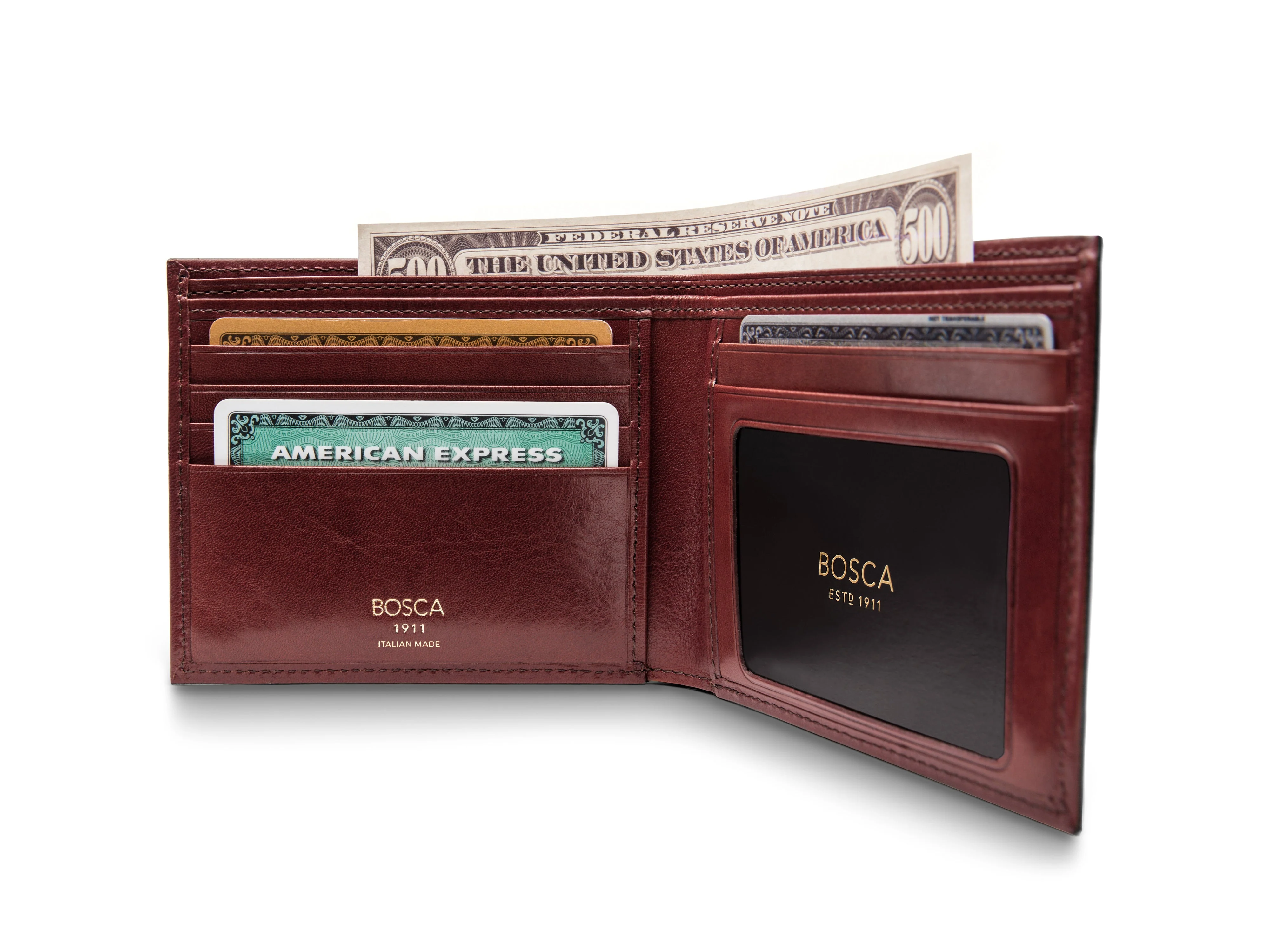 Old Leather Italia Executive I.D. Wallet - Image 17
