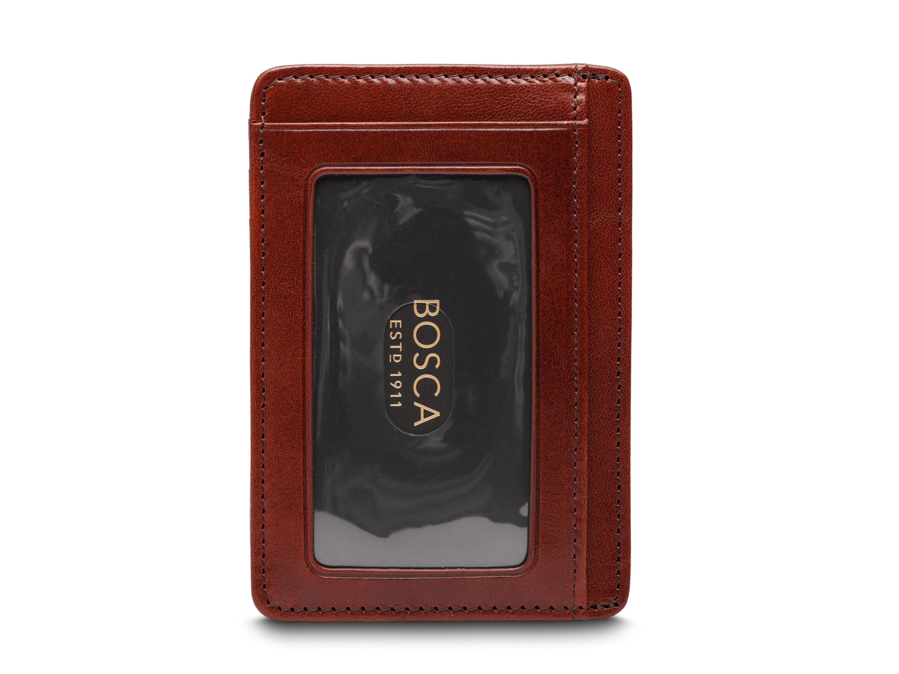 Old Leather AirTag 7 Pocket I.D. Card Case - Image 8