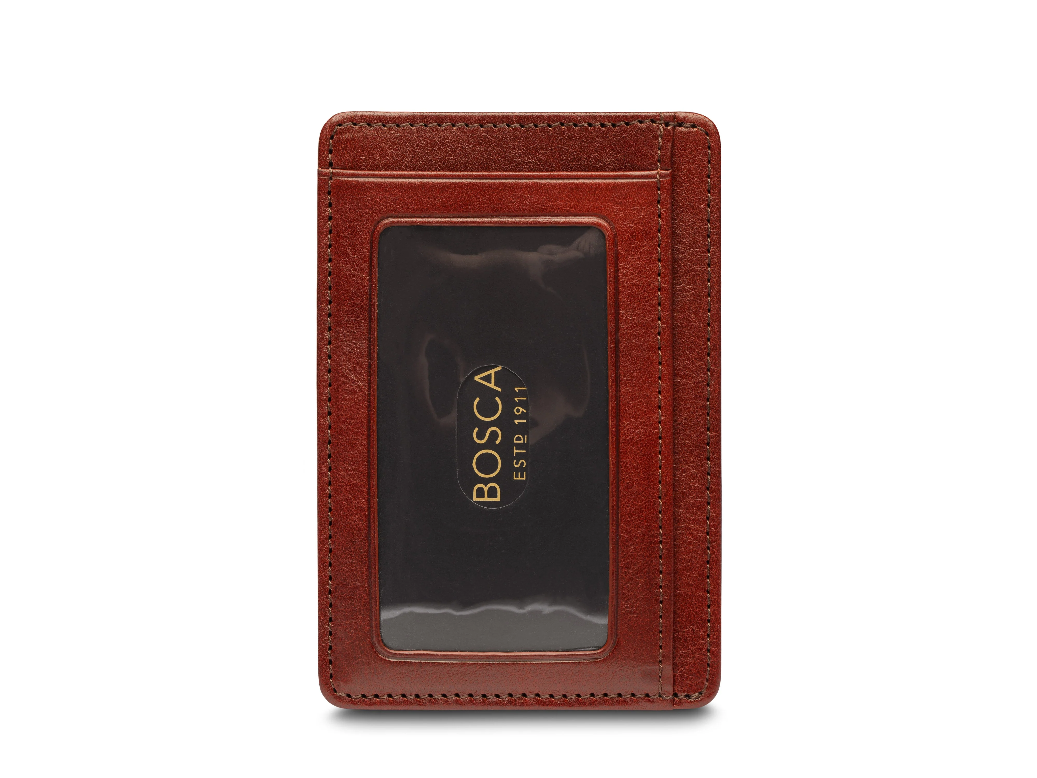 Old Leather 7 Pocket I.D. Card Case -RFID - Image 10