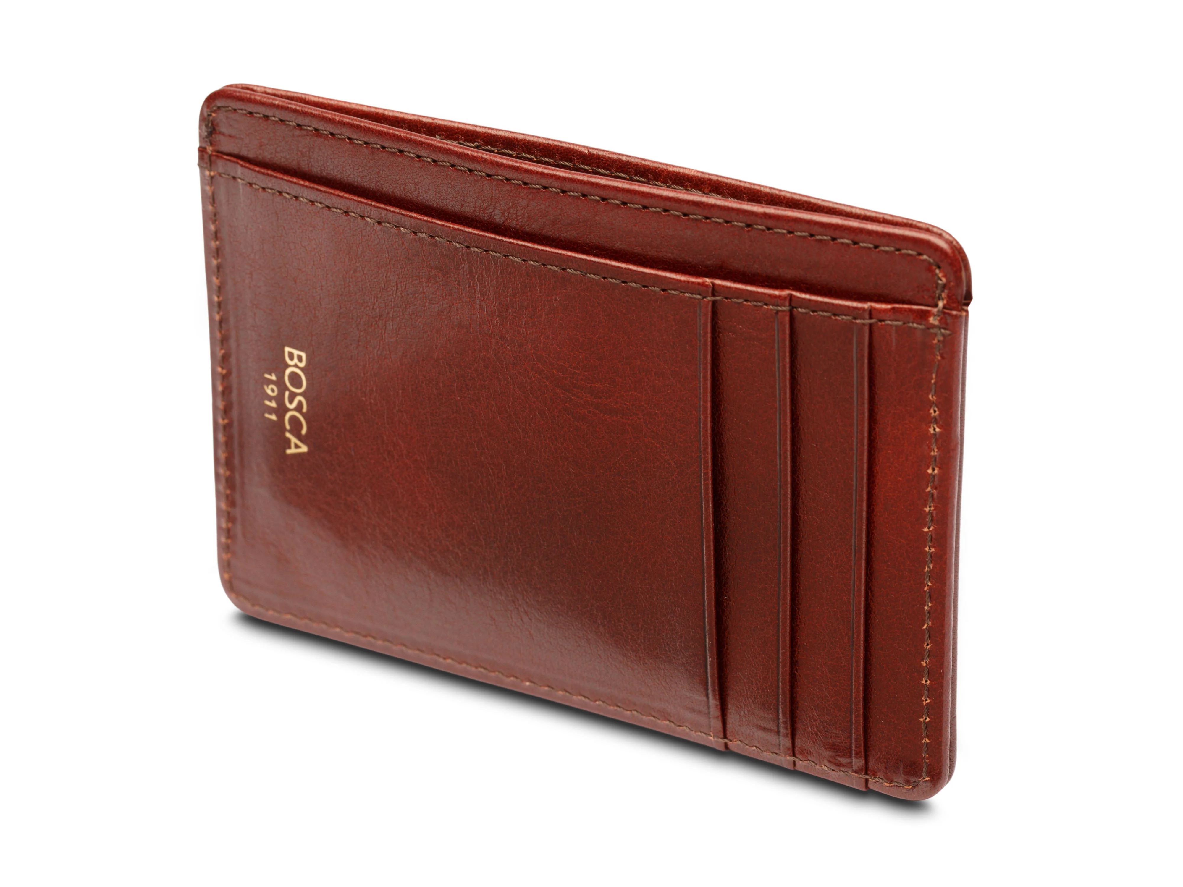 Old Leather 7 Pocket I.D. Card Case -RFID - Image 11