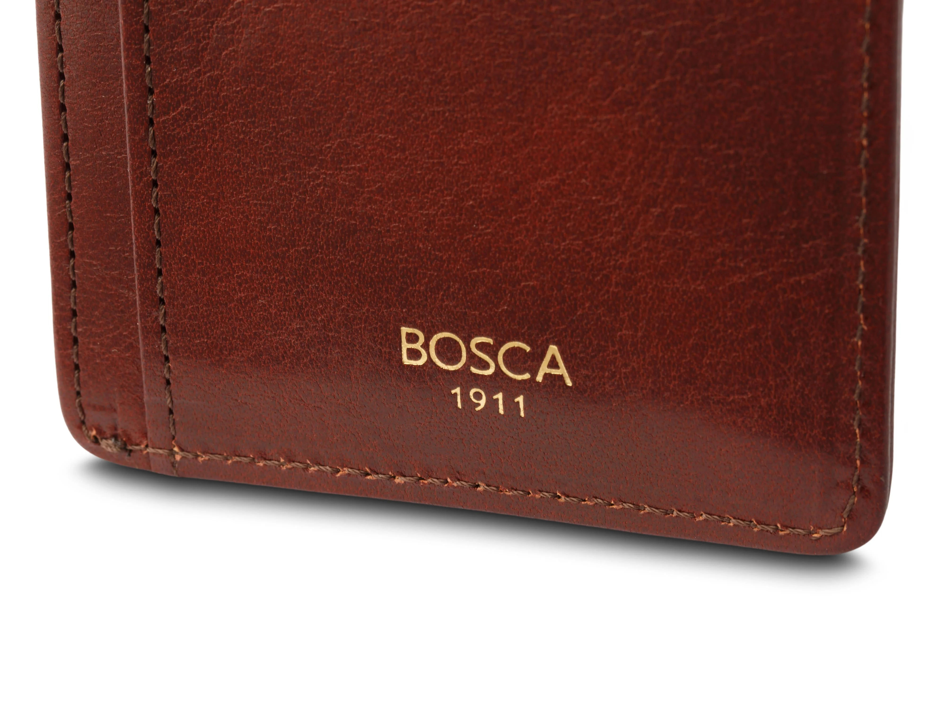 Old Leather 7 Pocket I.D. Card Case -RFID - Image 13