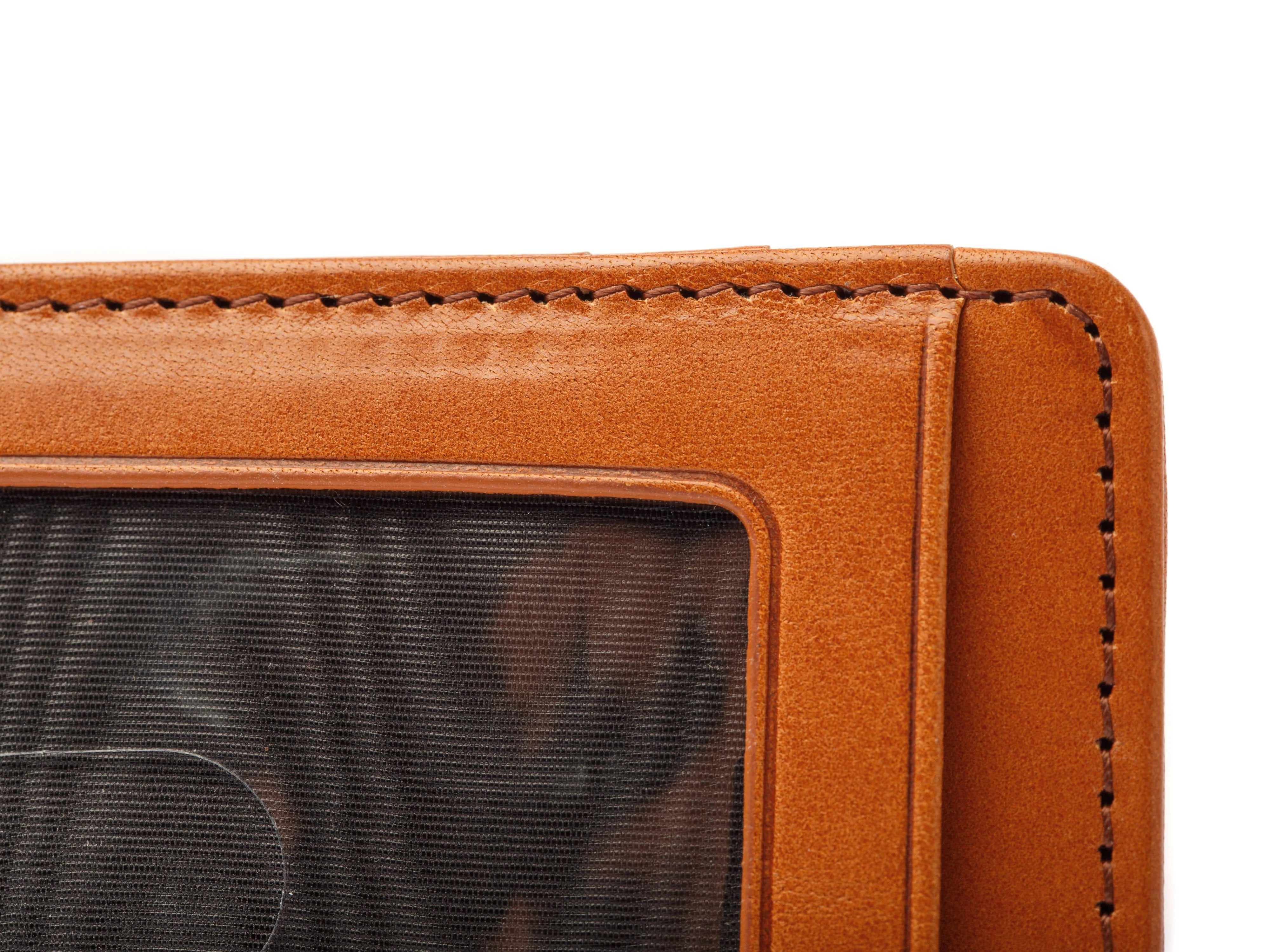 Old Leather 7 Pocket I.D. Card Case -RFID - Image 7