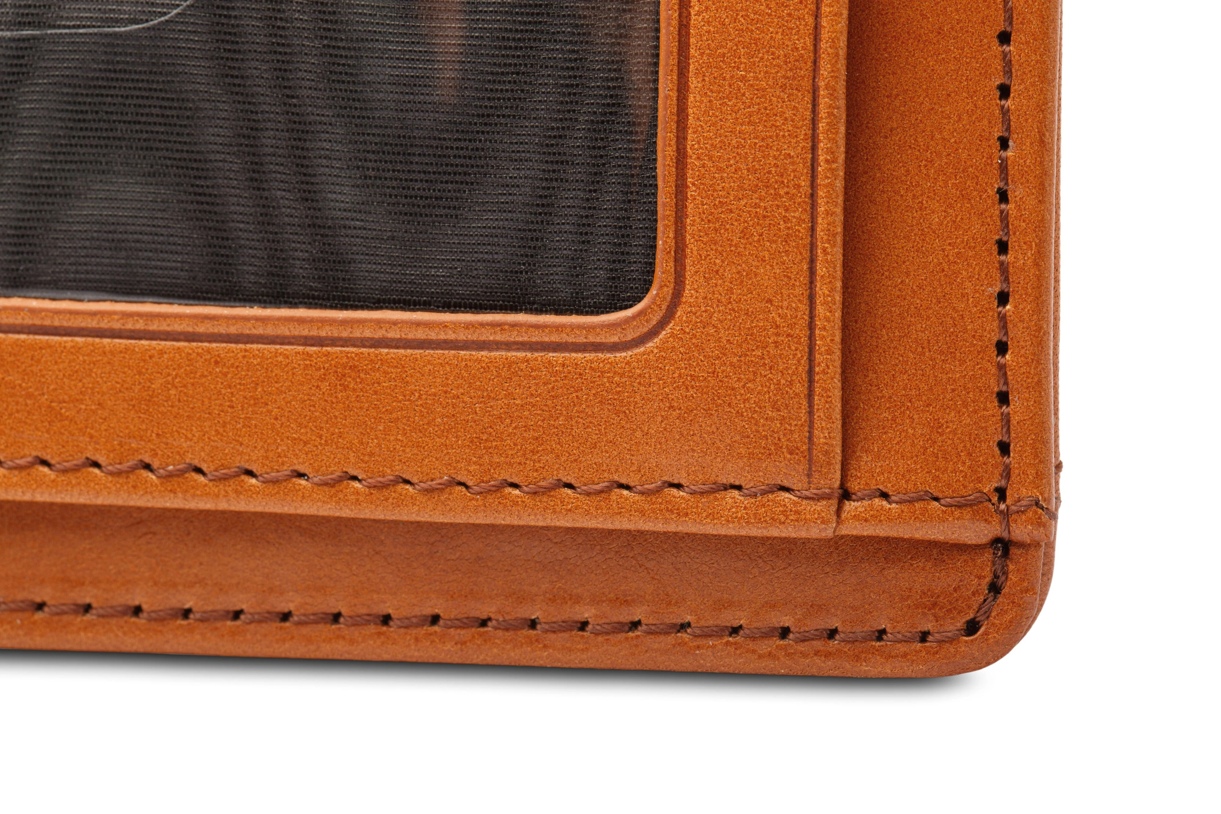 Old Leather 7 Pocket I.D. Card Case -RFID - Image 8