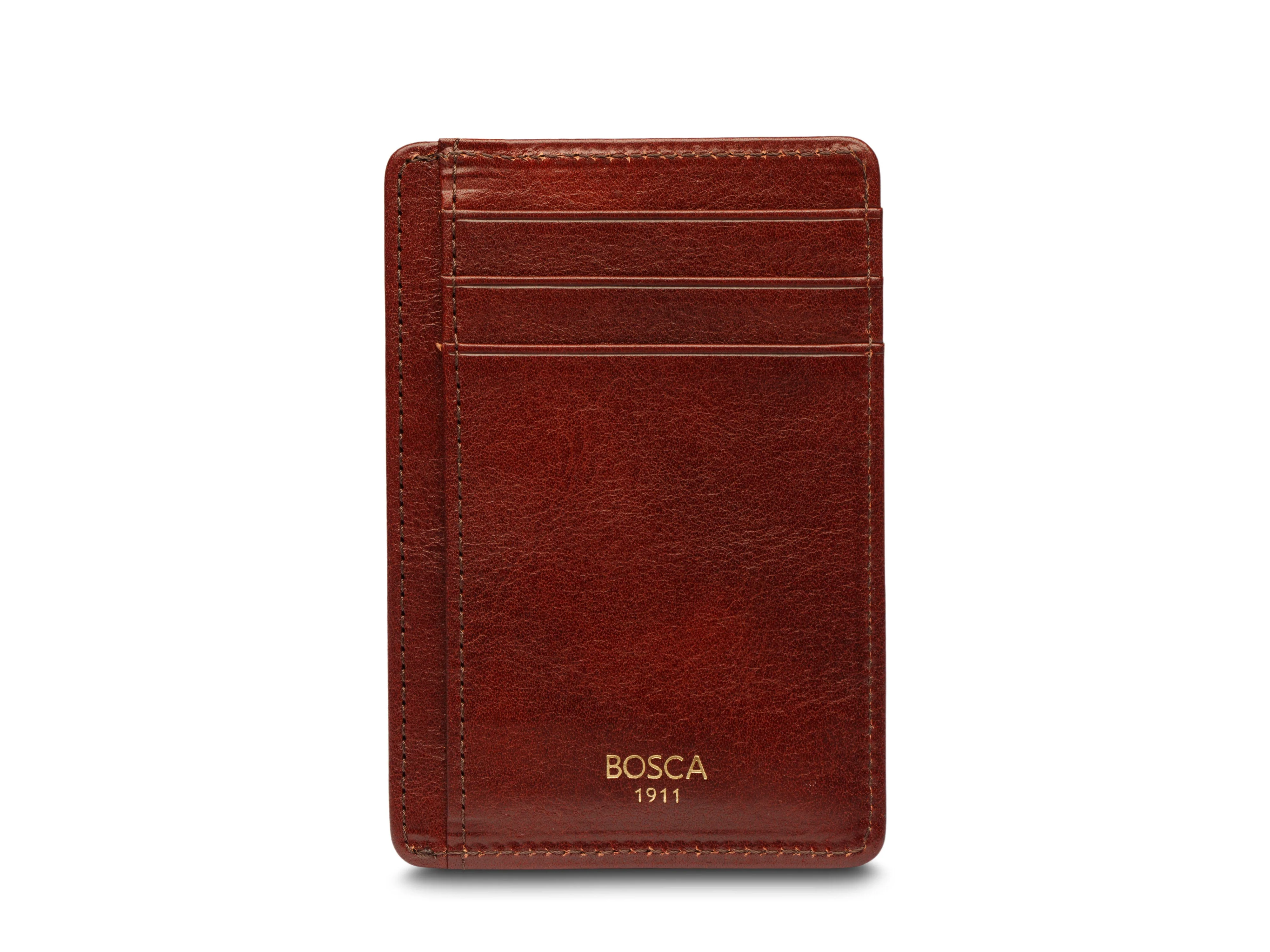 Old Leather 7 Pocket I.D. Card Case -RFID - Image 9