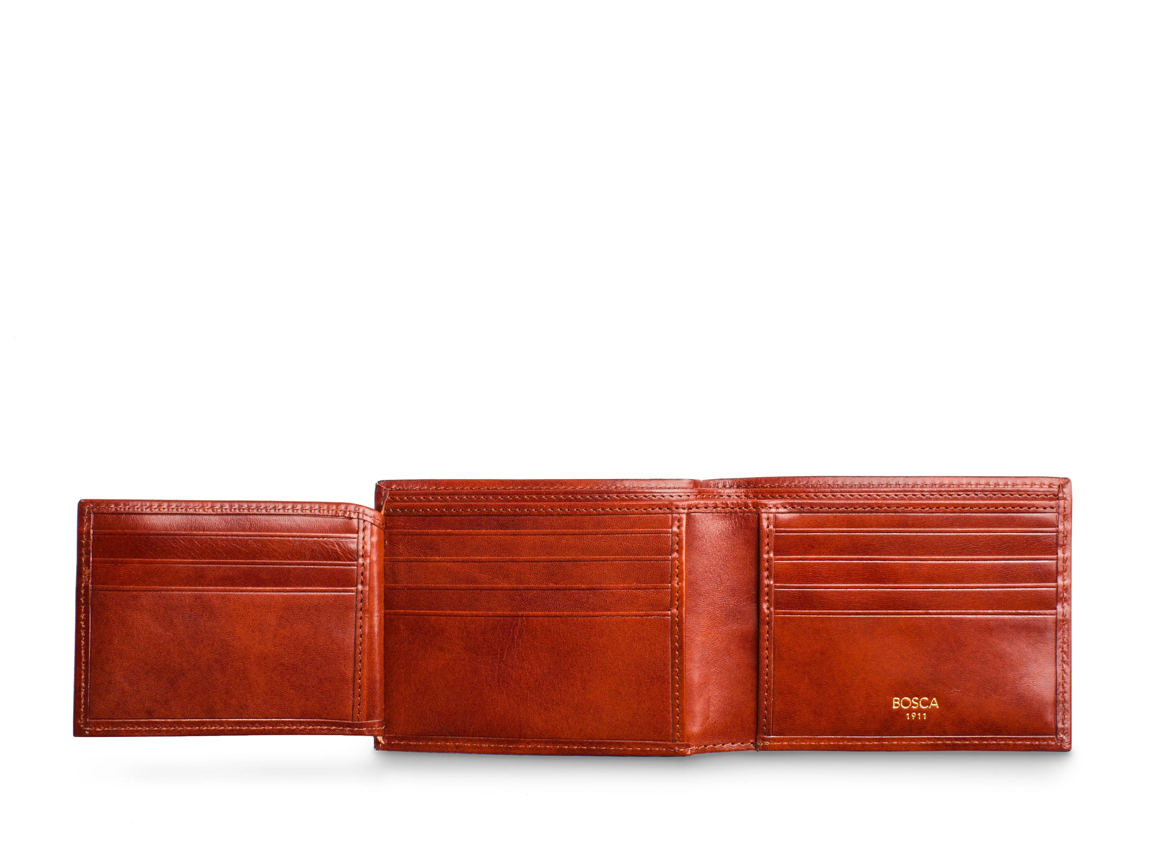 Old Leather Bifold With Card / I.D. Flap - Image 14