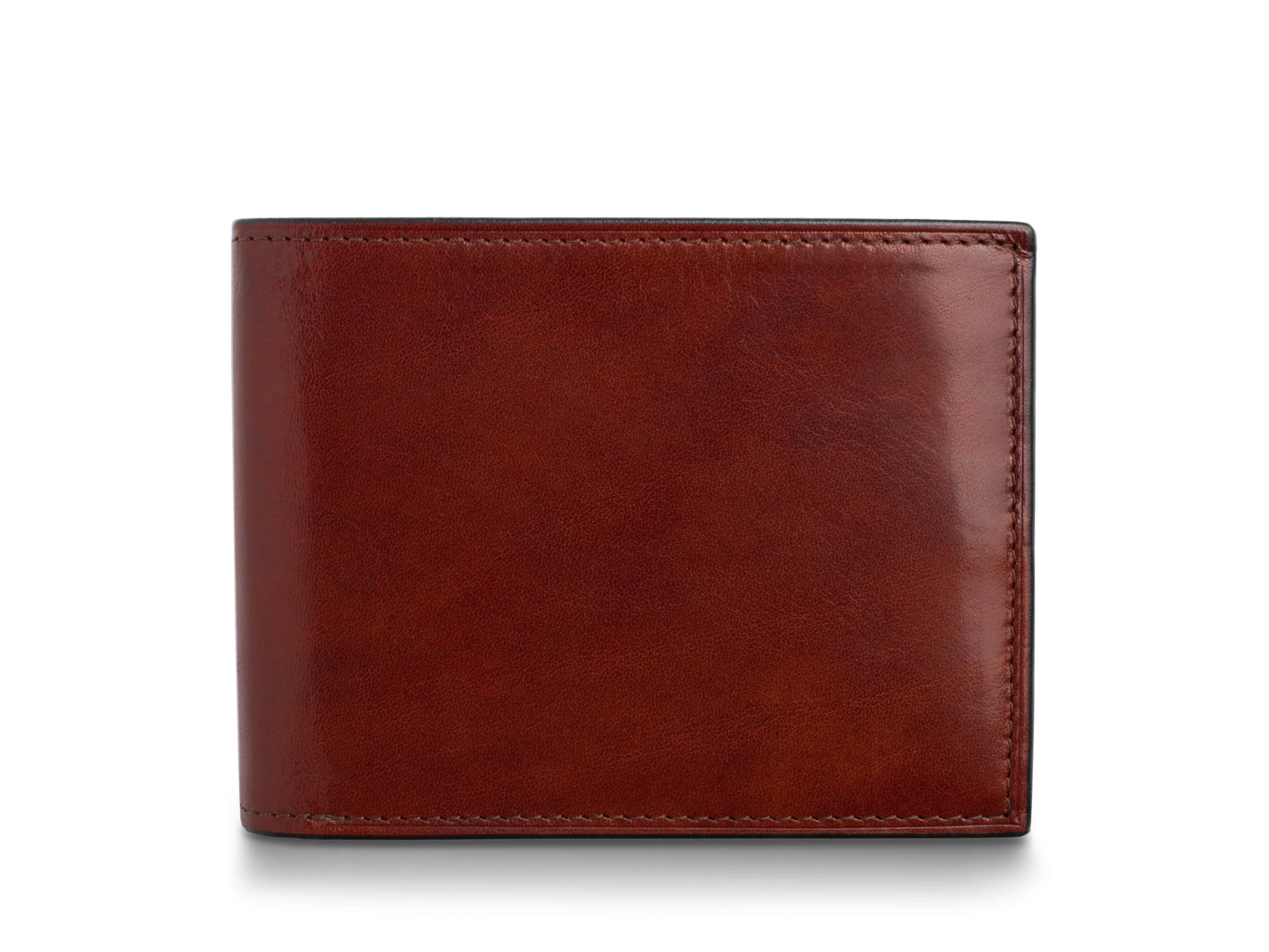 Old Leather Bifold With Card / I.D. Flap - Image 24