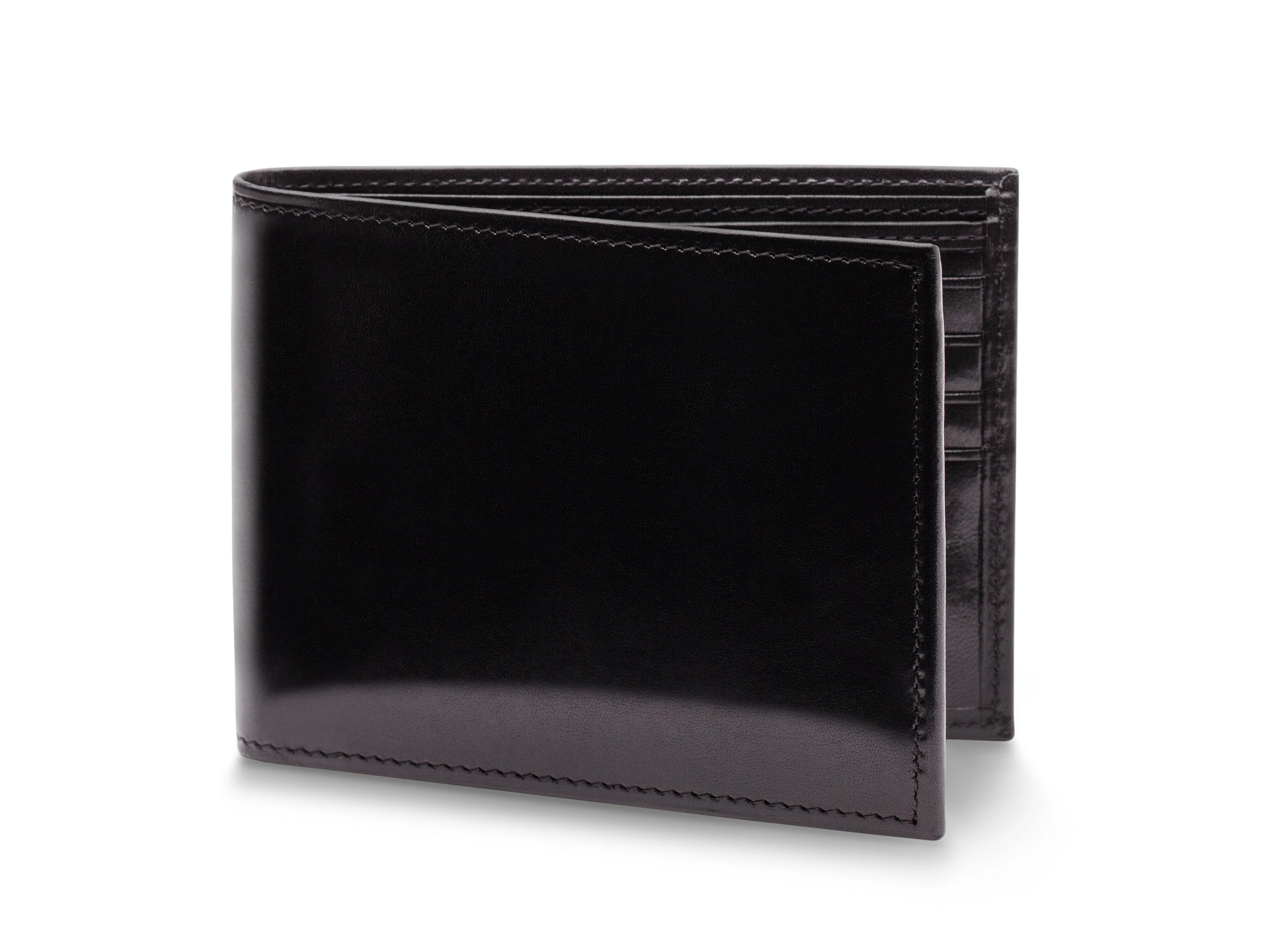 Old Leather Bifold With Card / I.D. Flap - Image 25