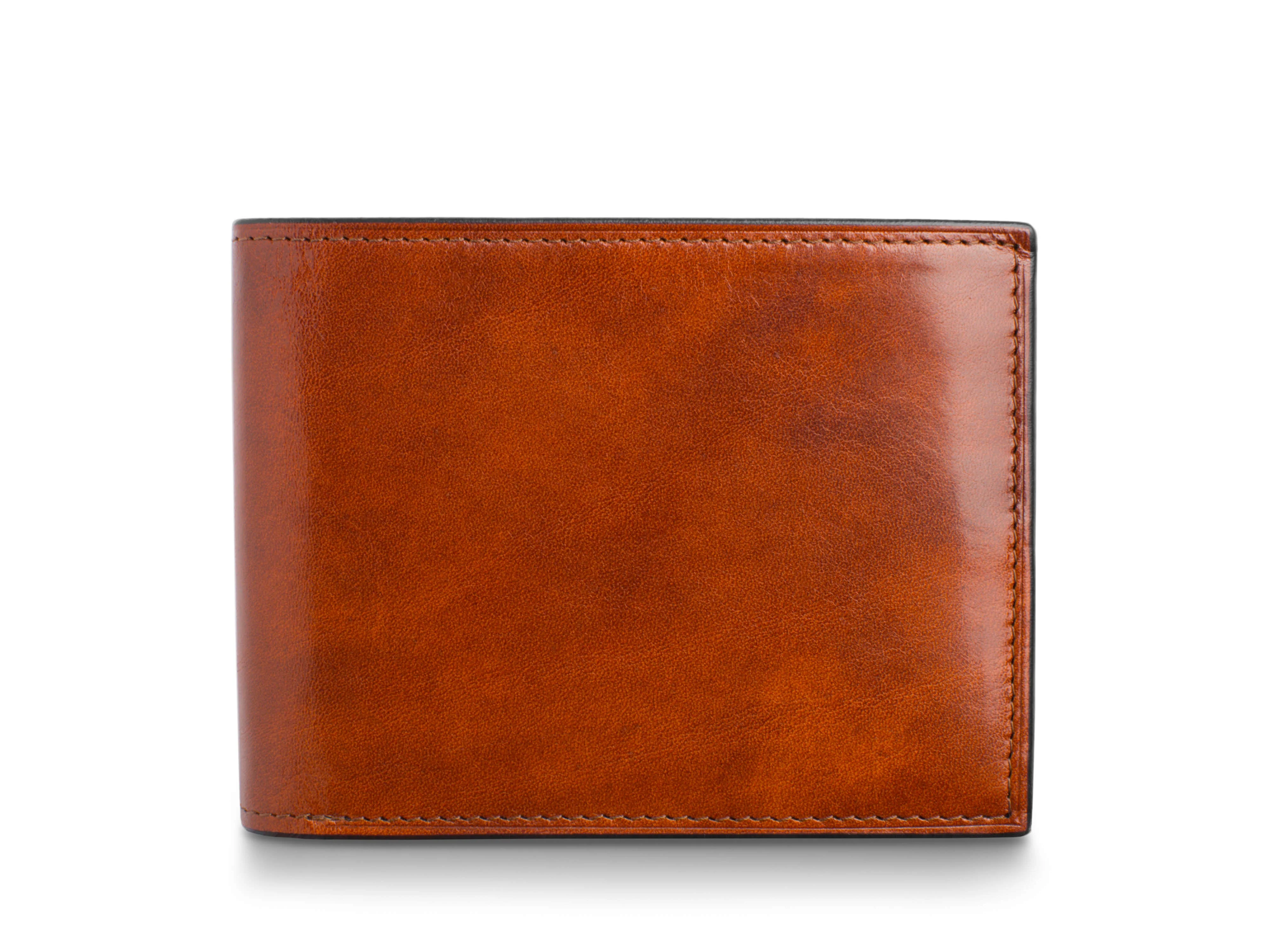 Old Leather Bifold With Card / I.D. Flap - Image 8