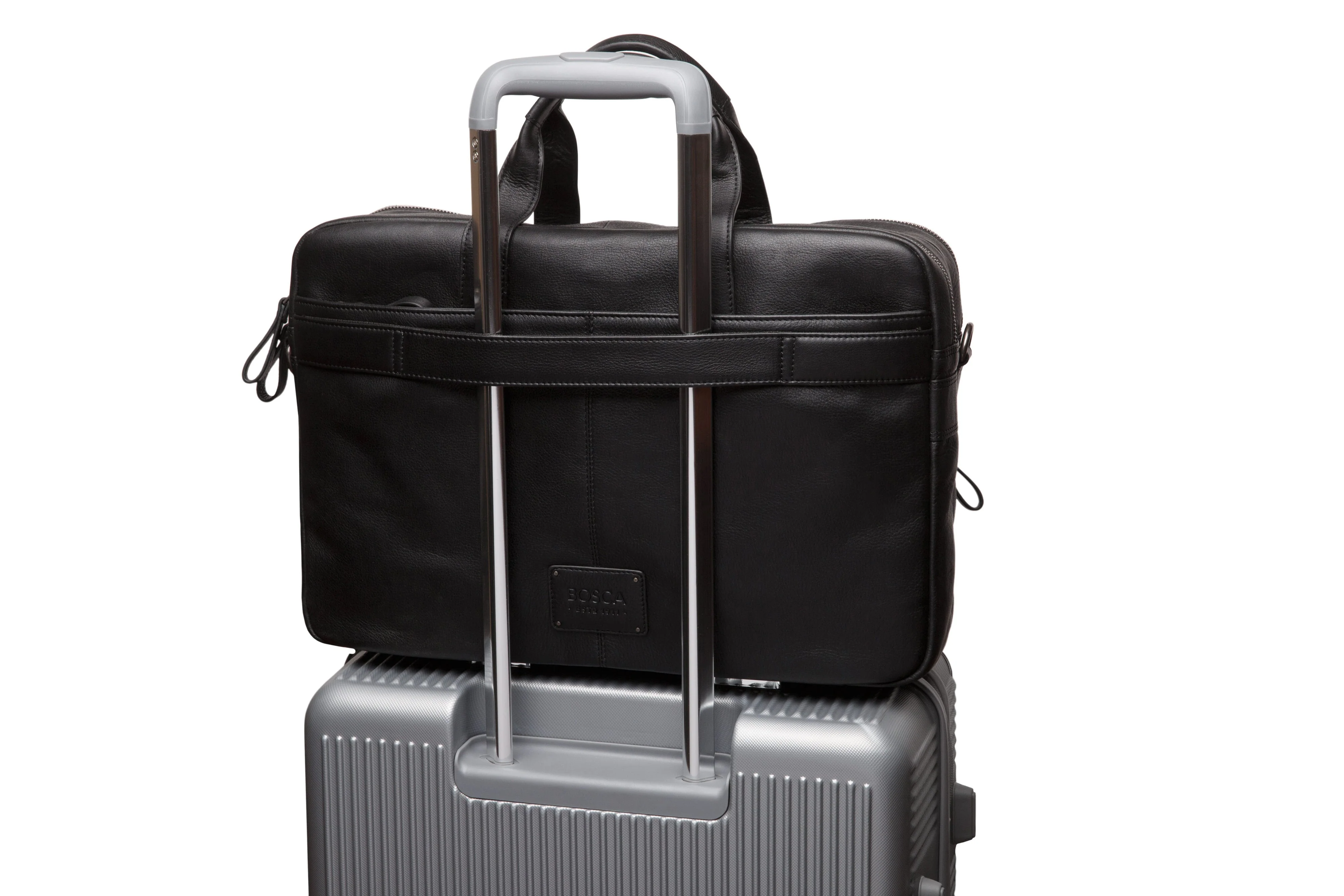 Nappa Soft Double Zip Brief Bag - Image 3