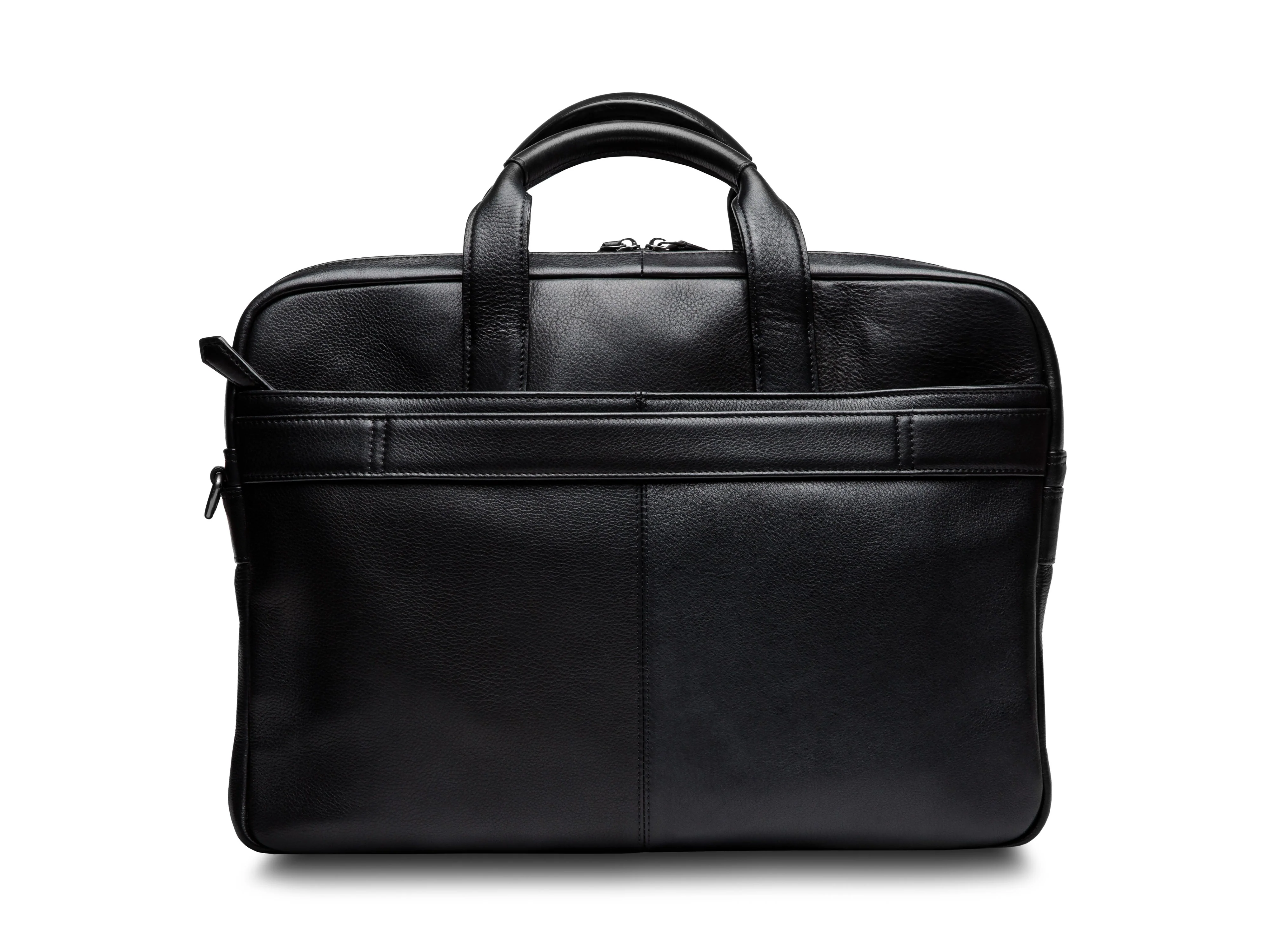 Nappa Soft Double Zip Brief Bag - Image 8