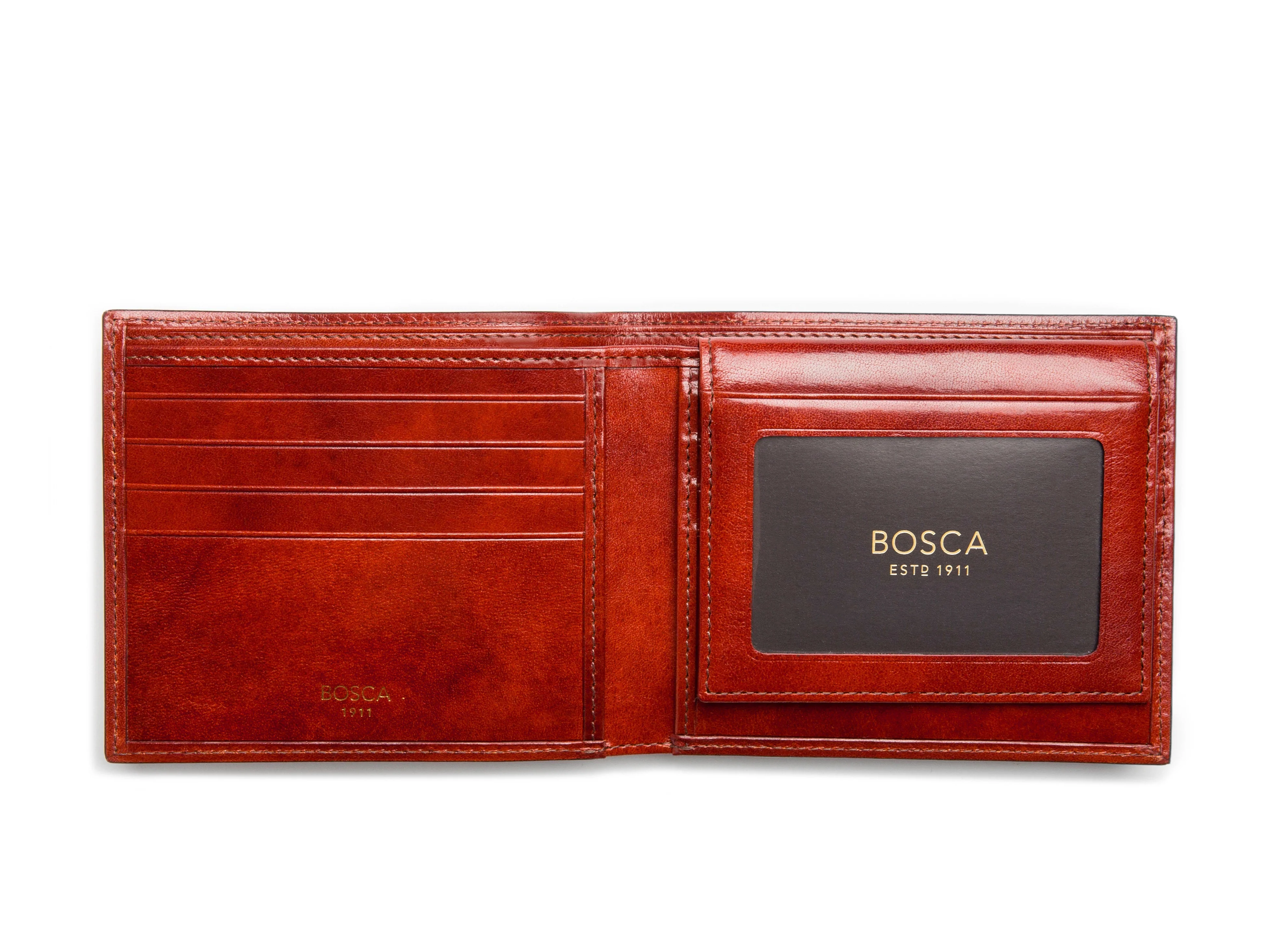 Old Leather Euro Credit Wallet w/ ID Passcase - Image 10