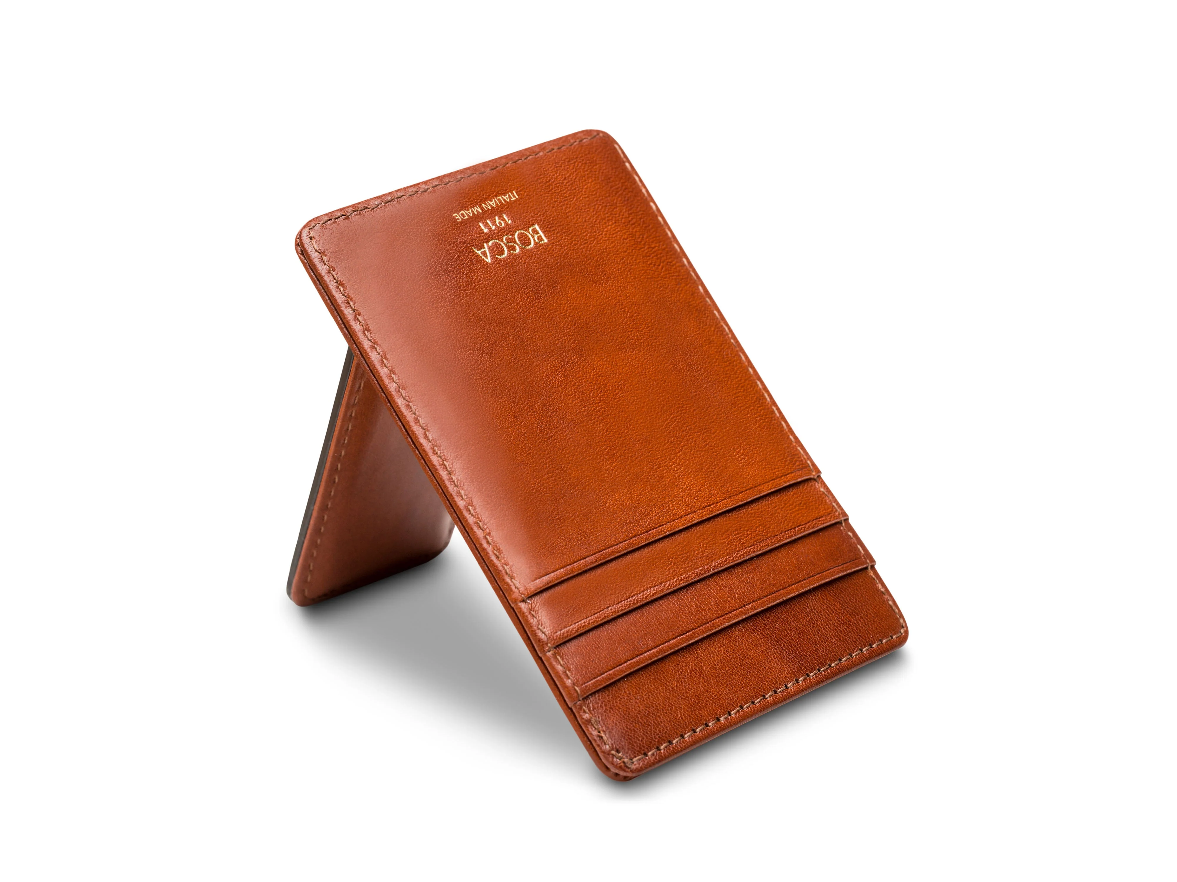 Old Leather Italia Front Pocket Wallet - Image 4