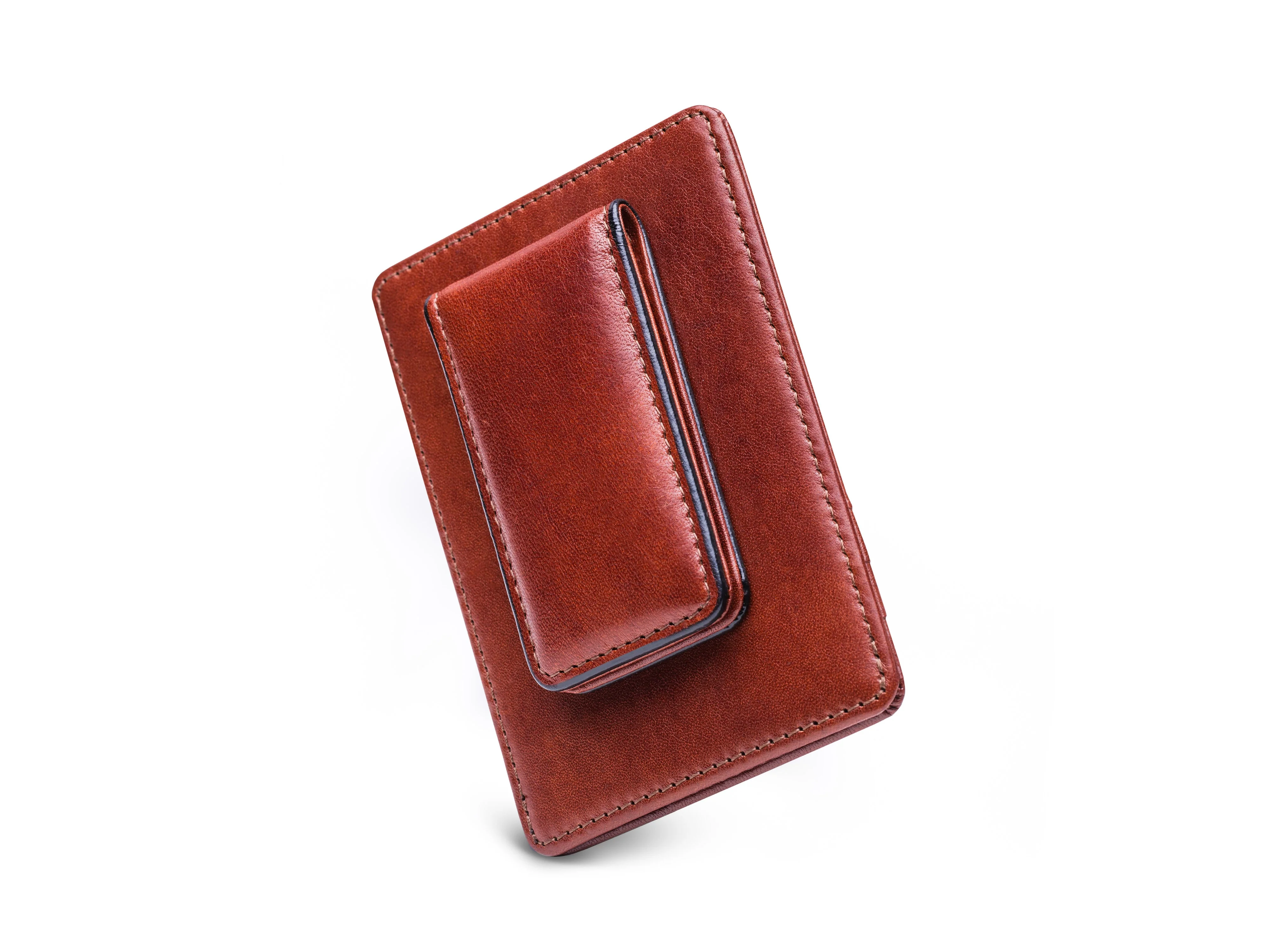 Old Leather Italia Front Pocket Wallet - Image 9