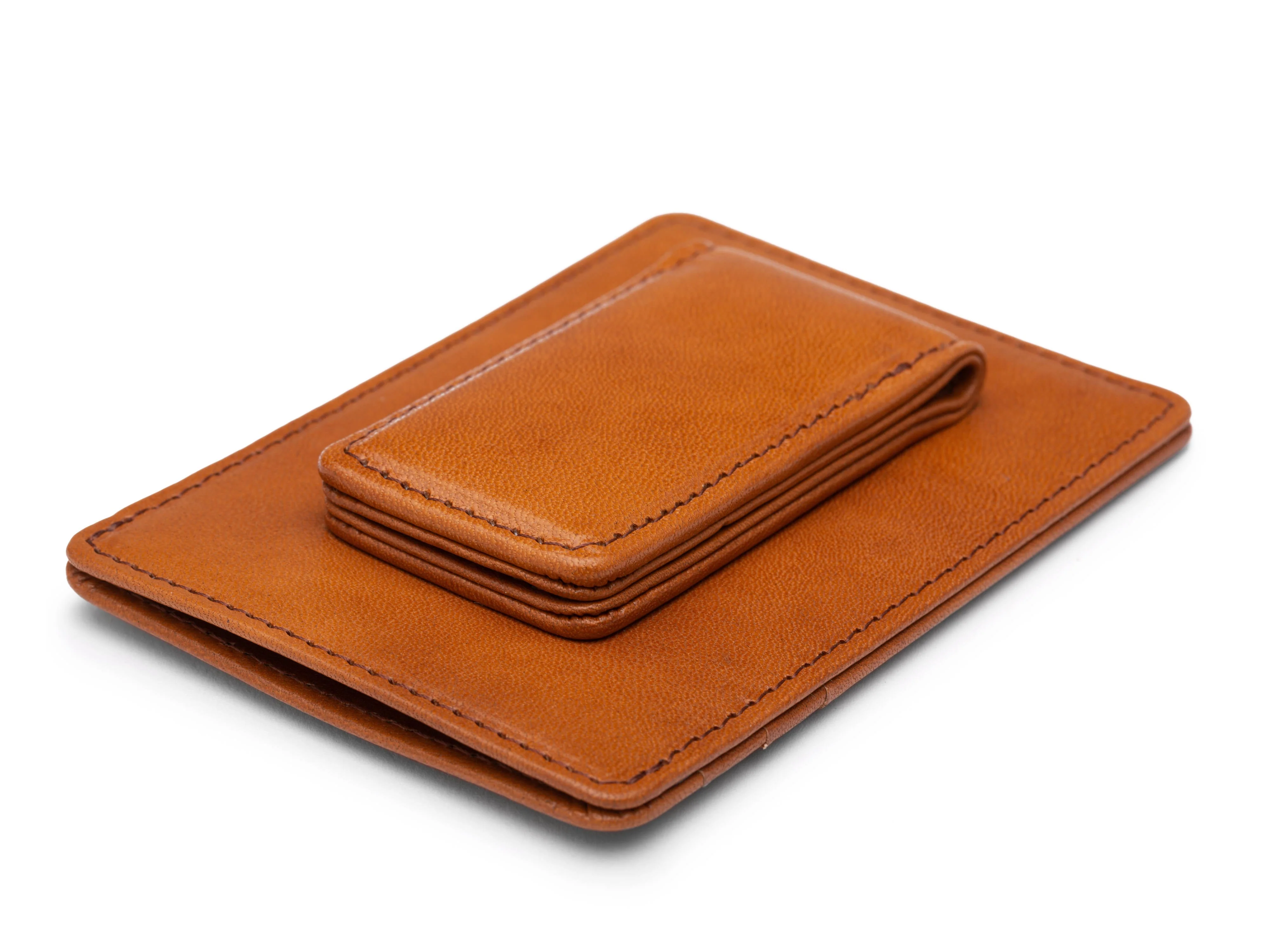 Old Leather Front Pocket Wallet - Image 10