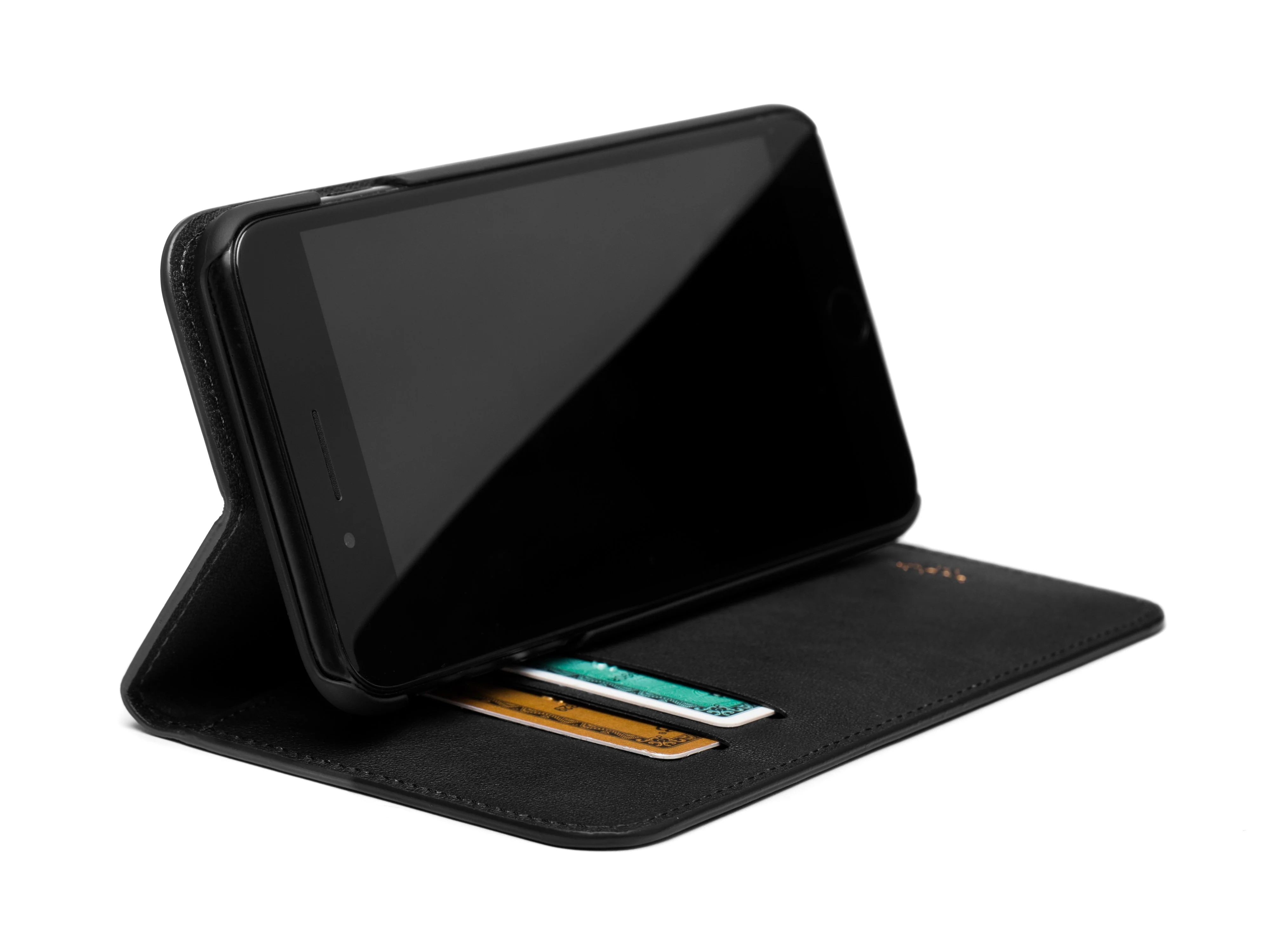 Napoli Nappa iPhone 8+ Flip Case with Cards Inside - Image 4