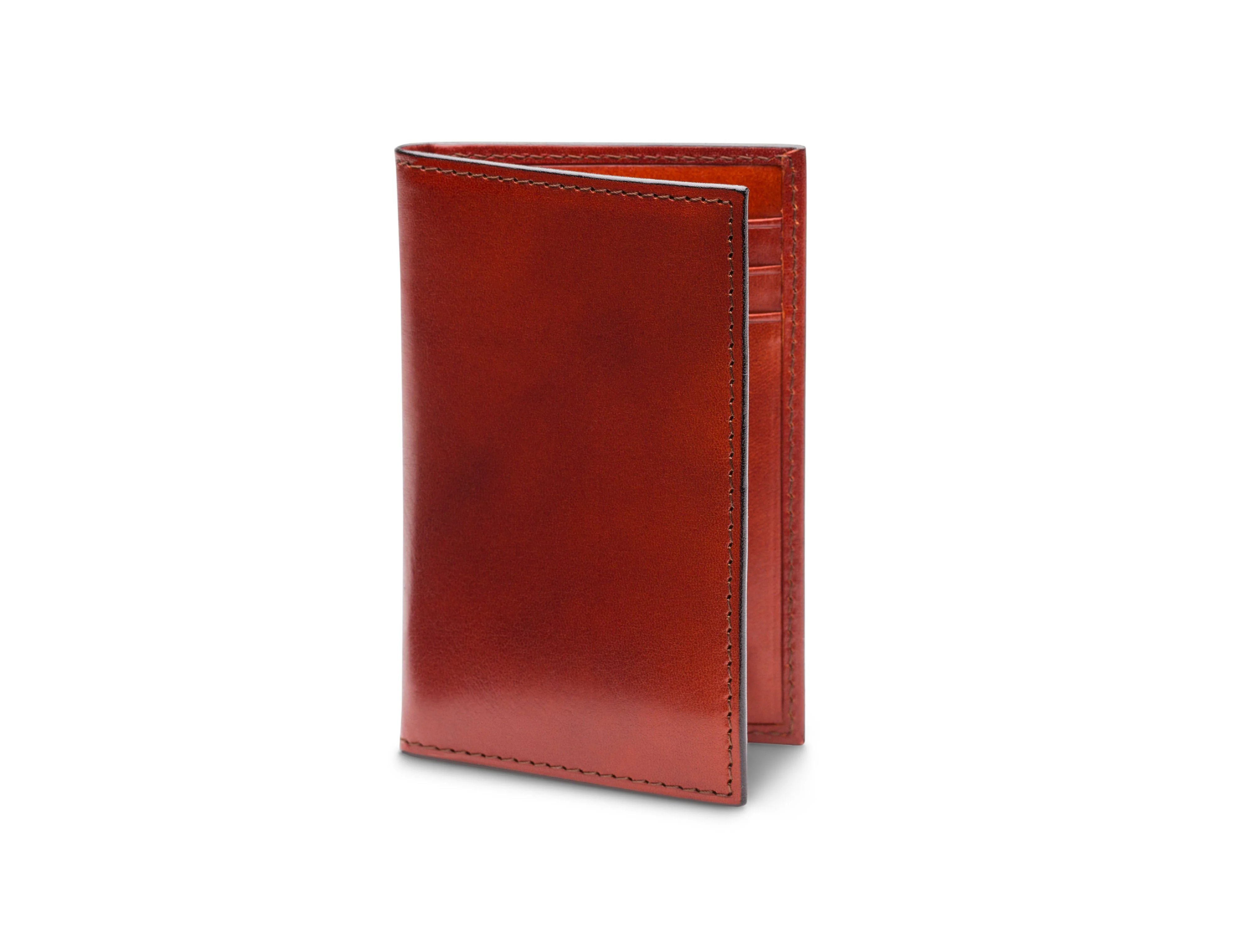 Italia Old Leather Vertical Card Case - Image 10