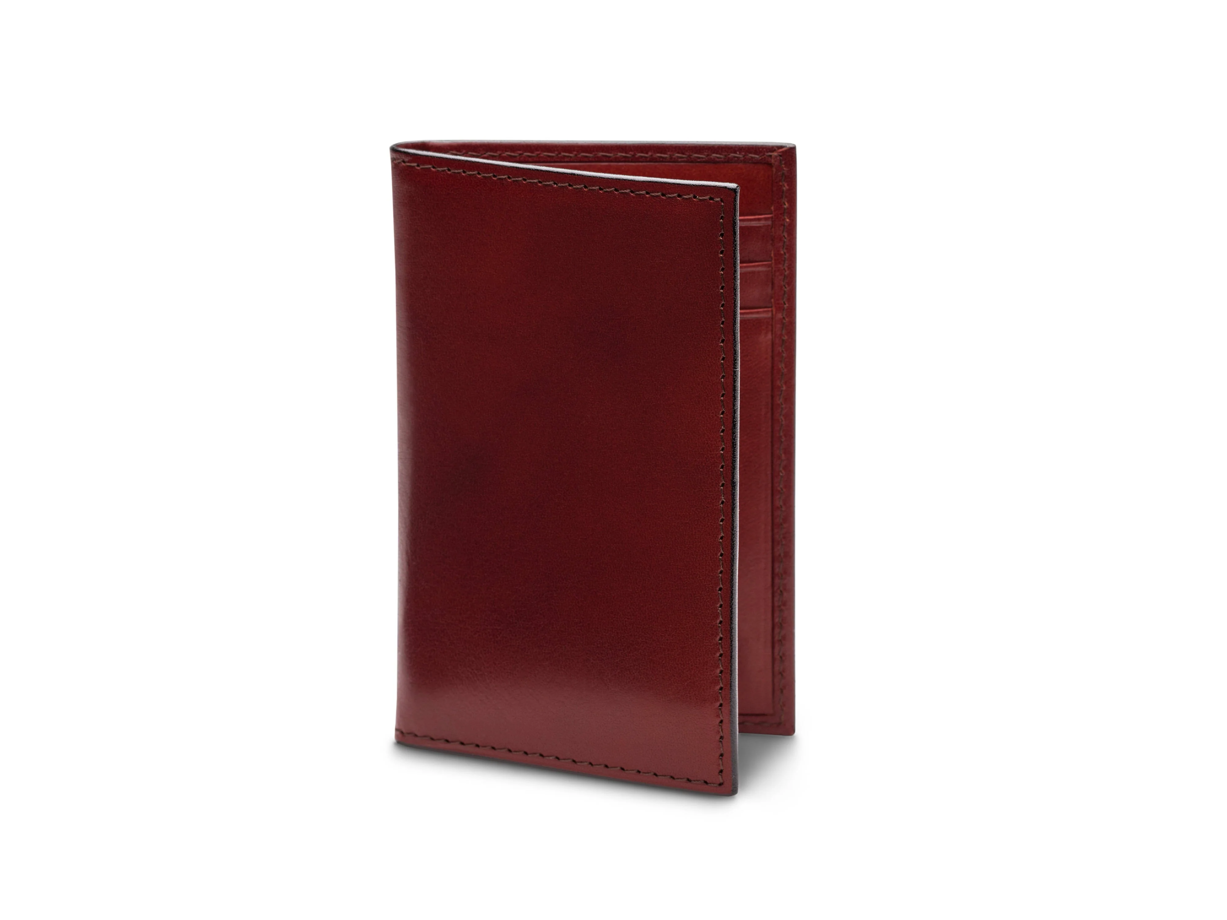 Italia Old Leather Vertical Card Case - Image 15