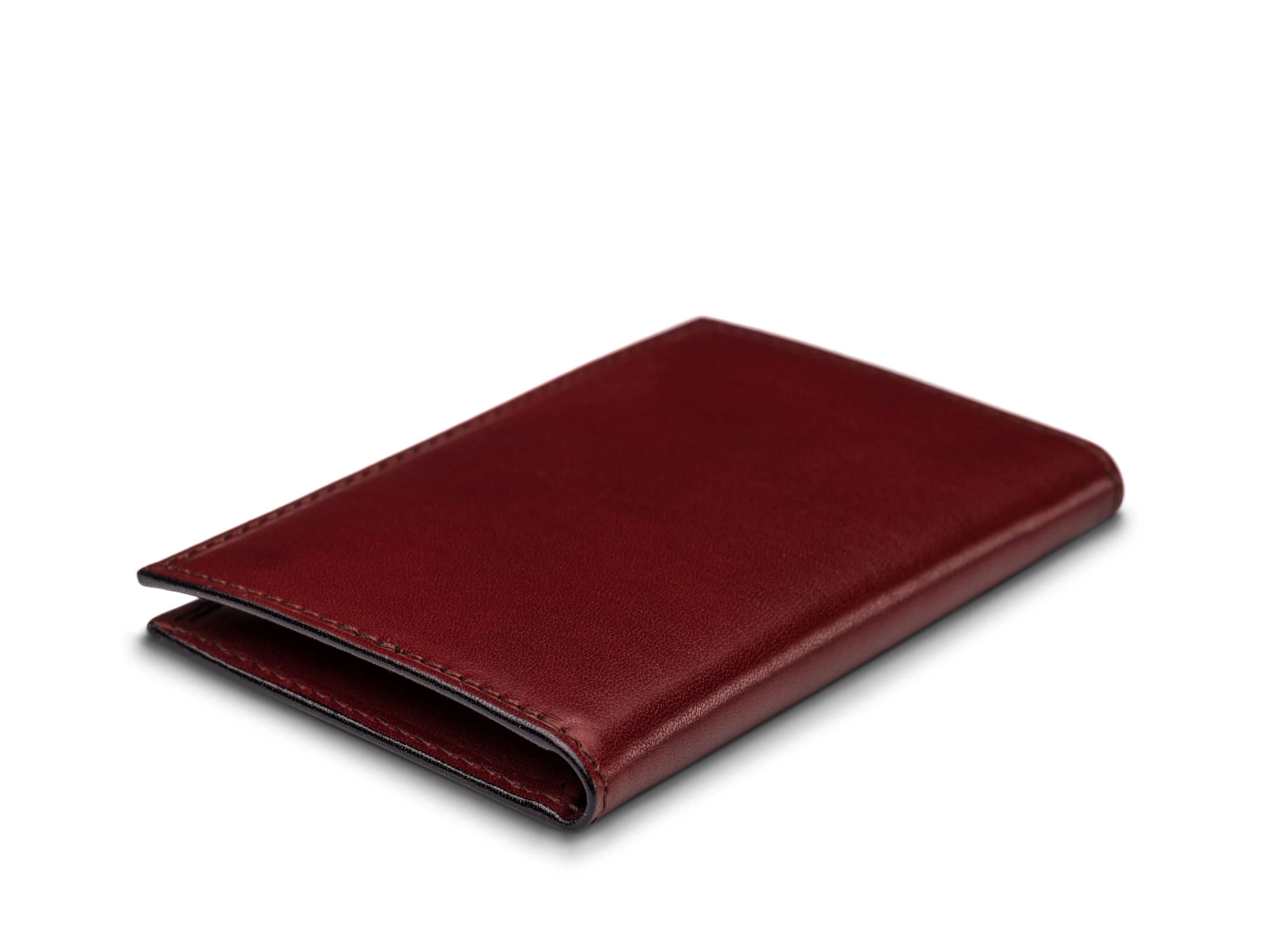 Italia Old Leather Vertical Card Case - Image 3