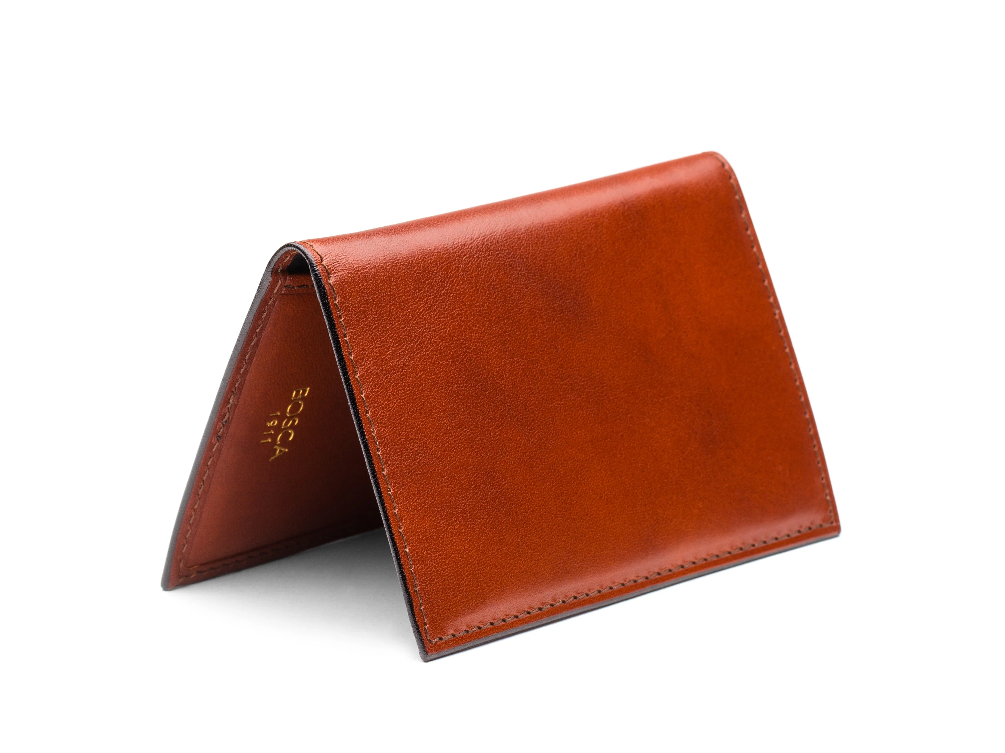 Italia Old Leather Vertical Card Case - Image 6