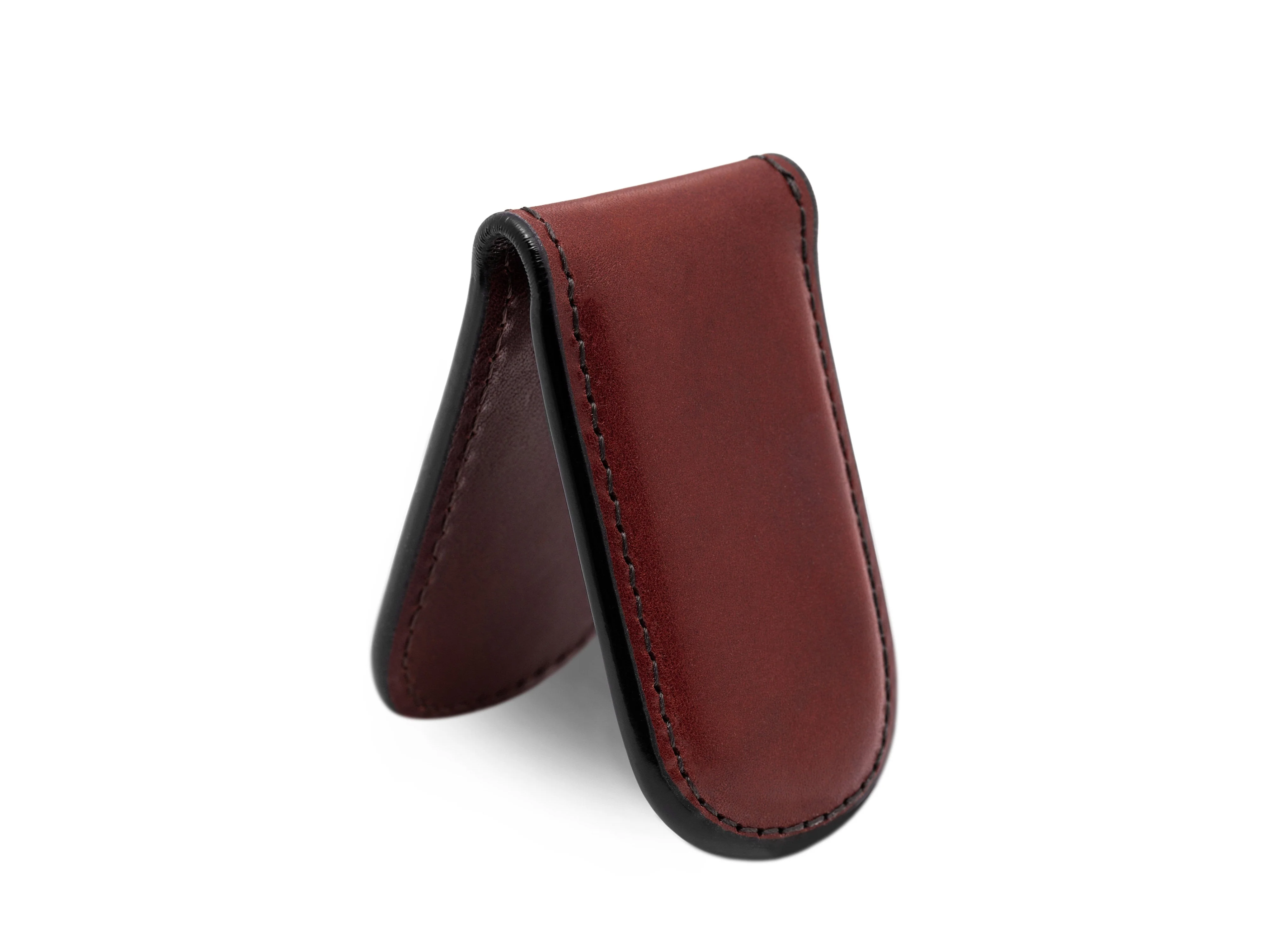Old Leather Magnetic Money Clip - Image 10