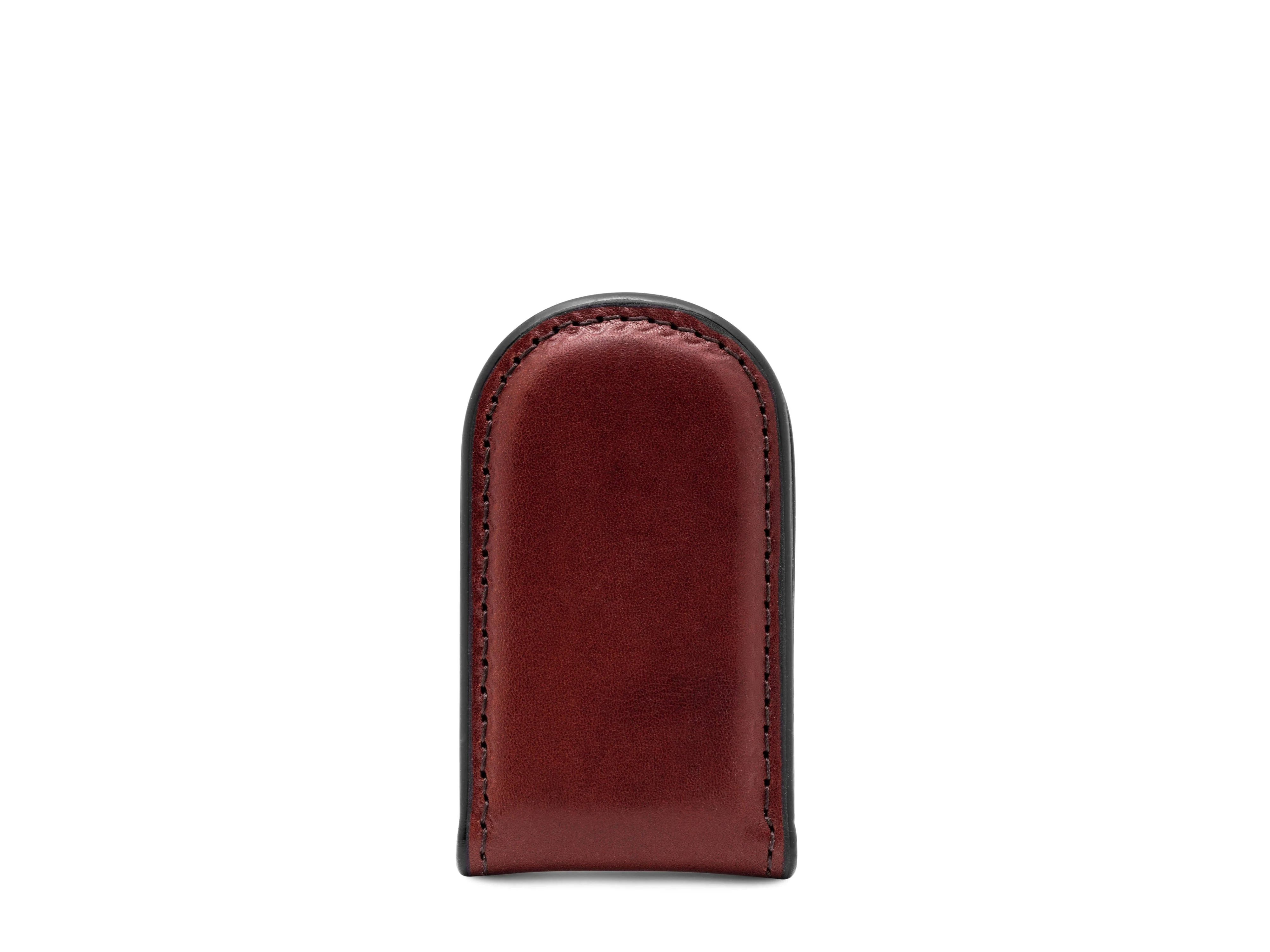 Old Leather Magnetic Money Clip - Image 11