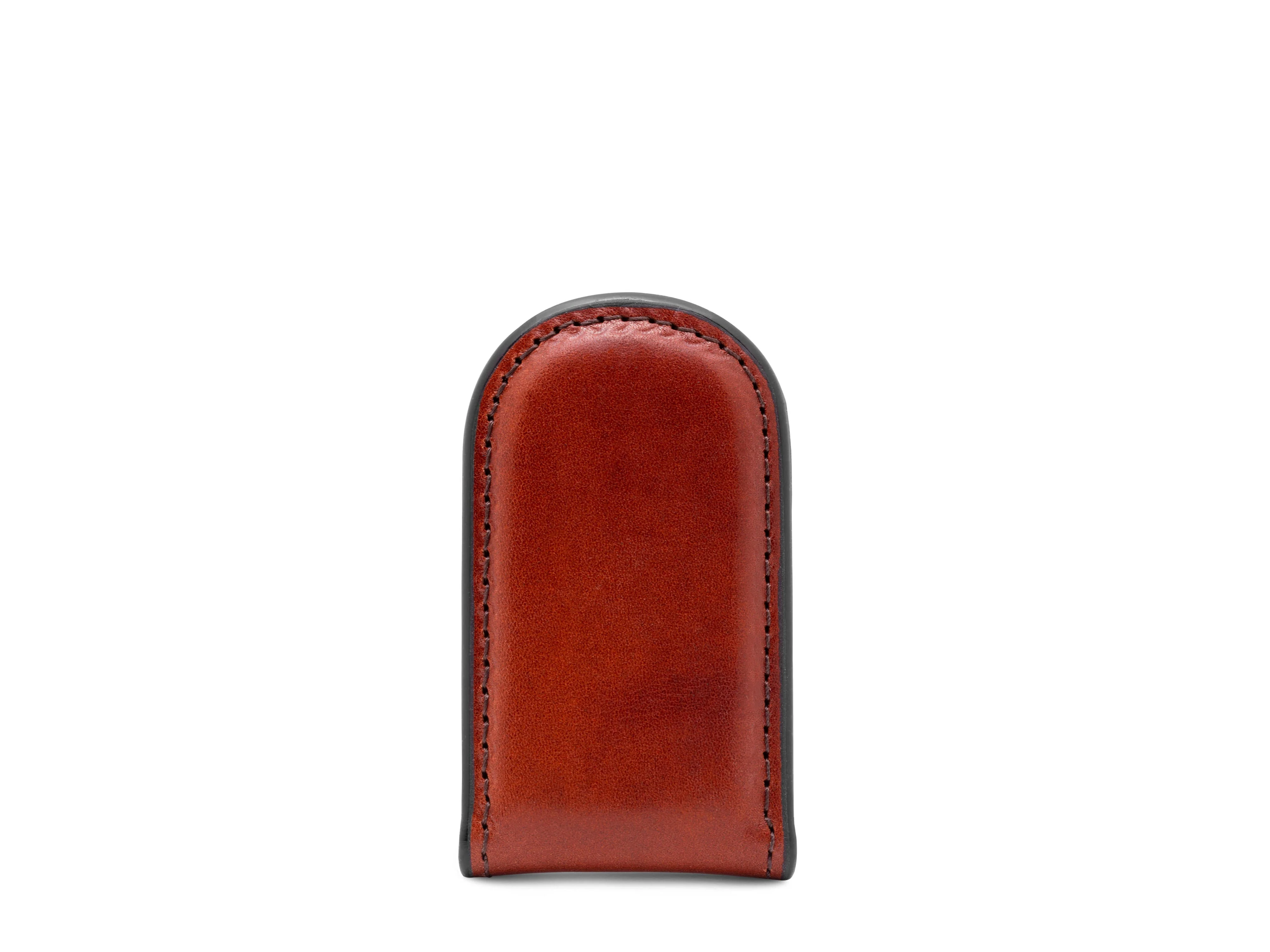 Old Leather Magnetic Money Clip - Image 7
