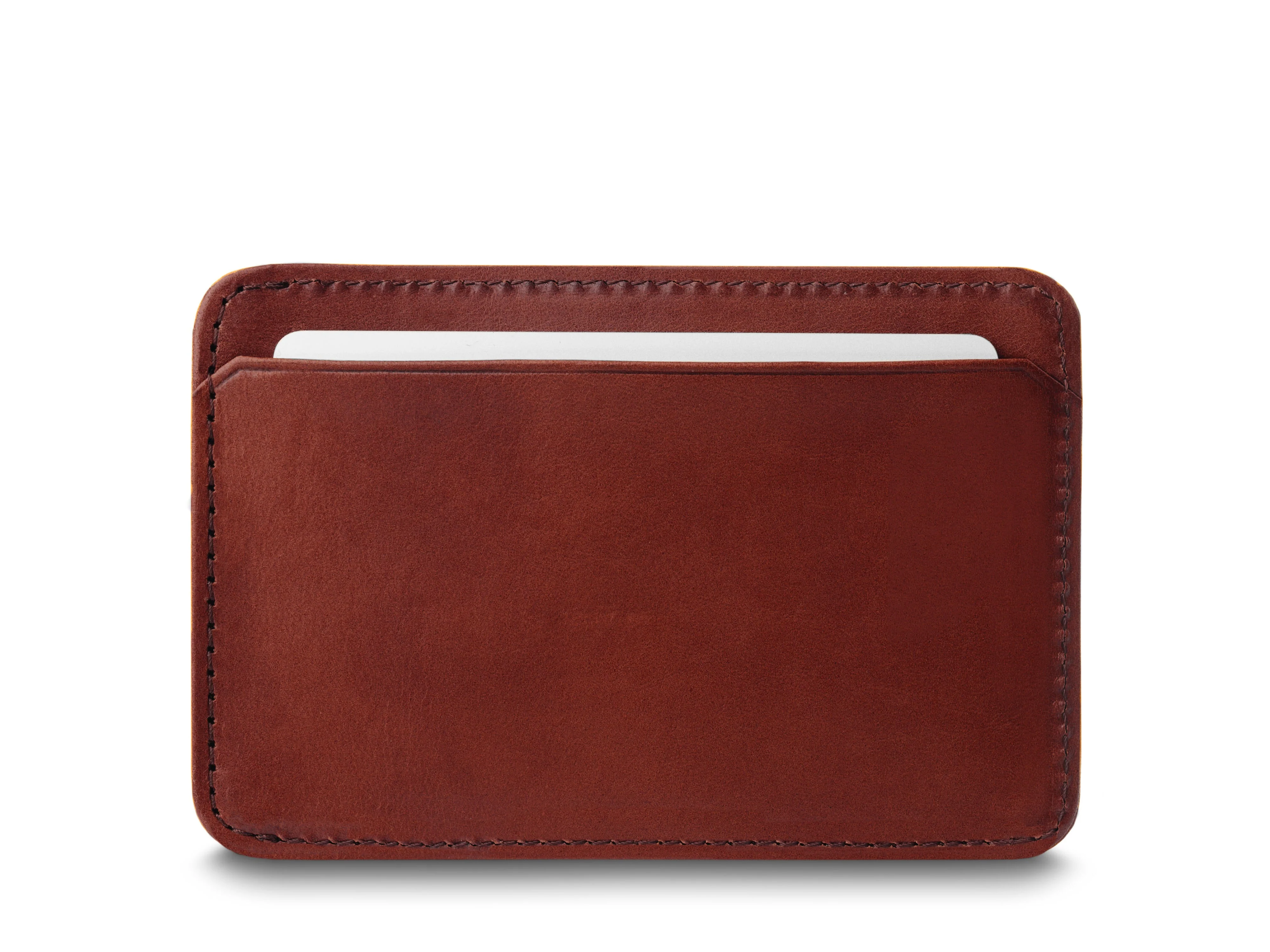 Old Leather Pull Tab Card Case - Image 12