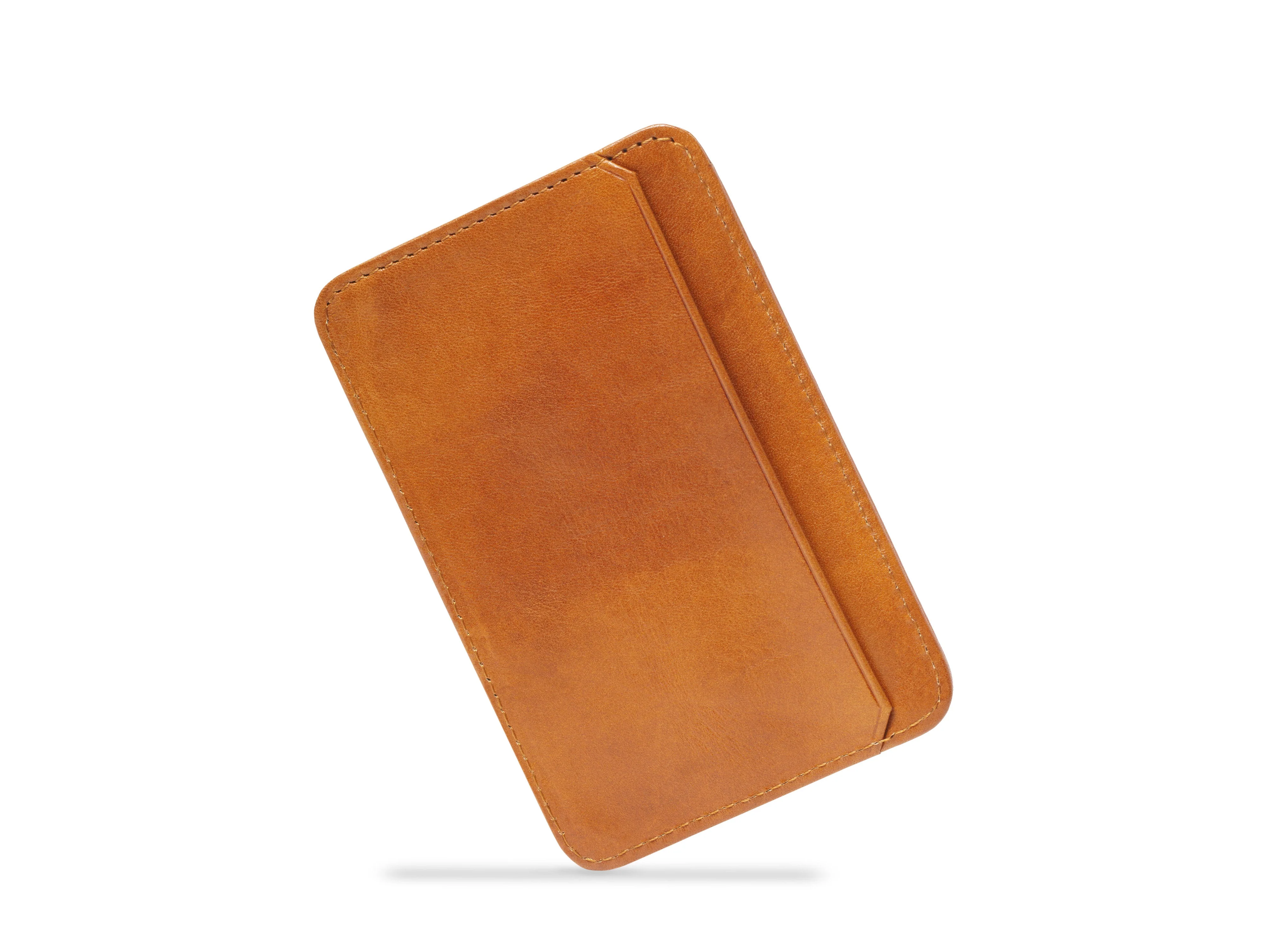 Old Leather Pull Tab Card Case - Image 4