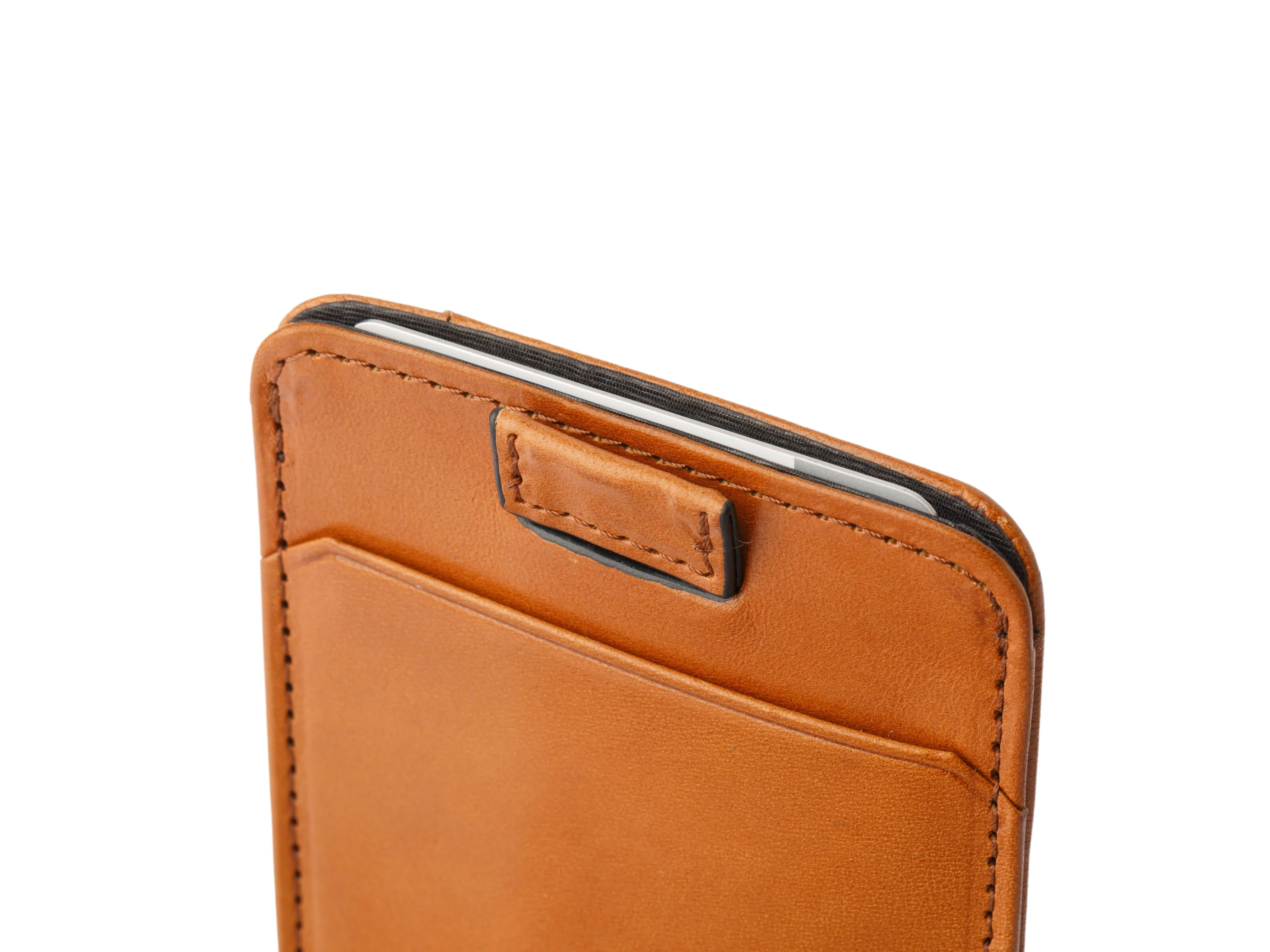 Old Leather Pull Tab Card Case - Image 5