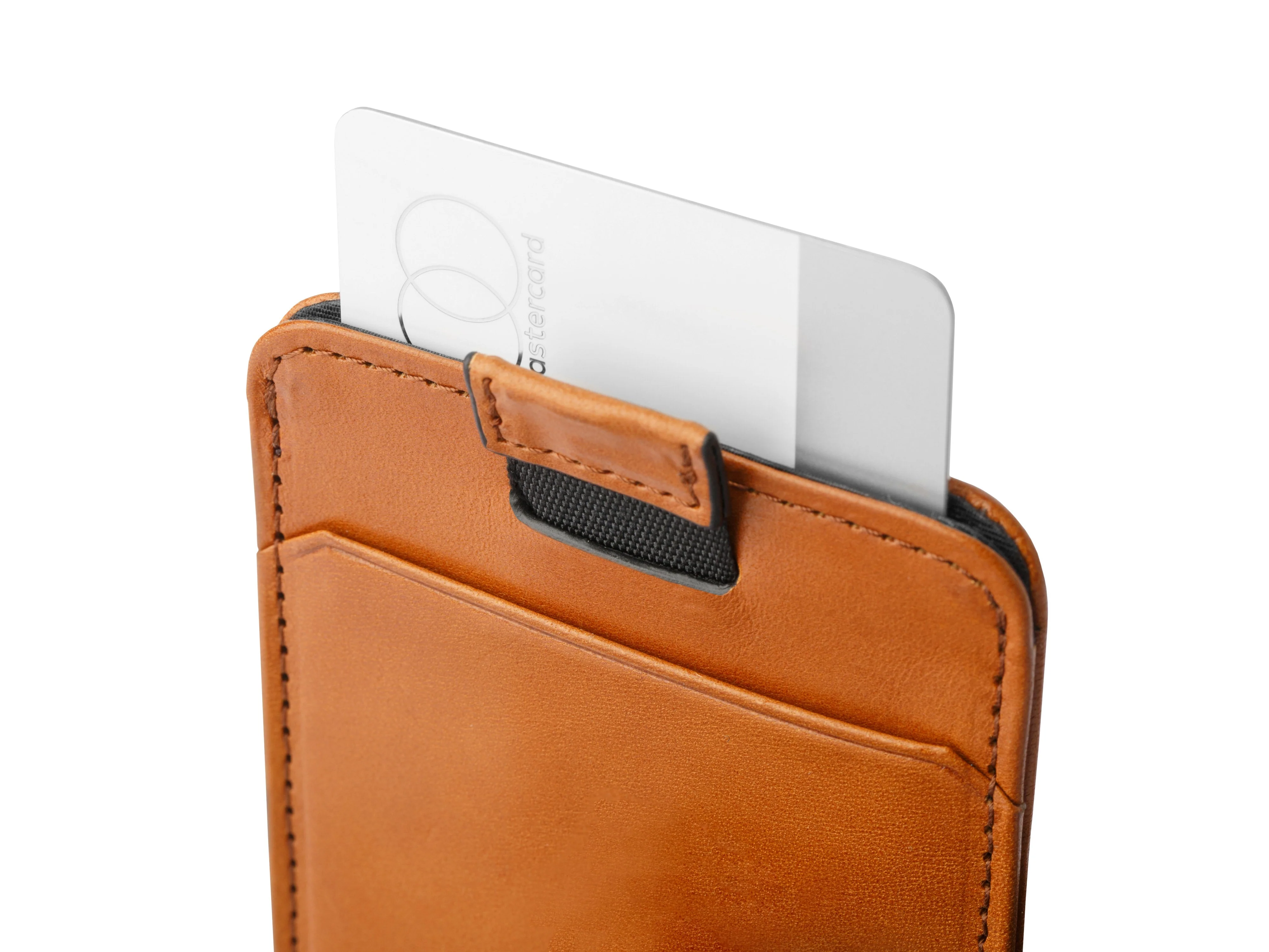 Old Leather Pull Tab Card Case - Image 6