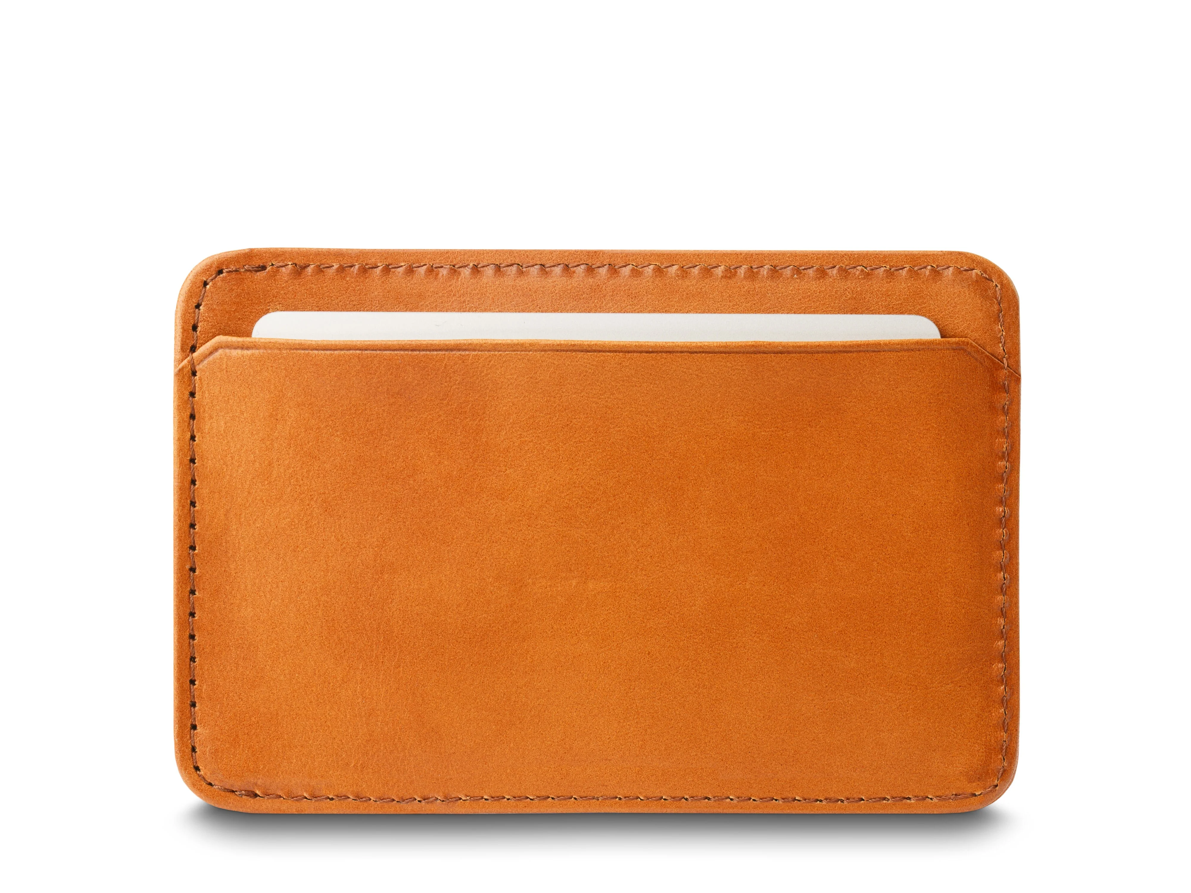 Old Leather Pull Tab Card Case - Image 9