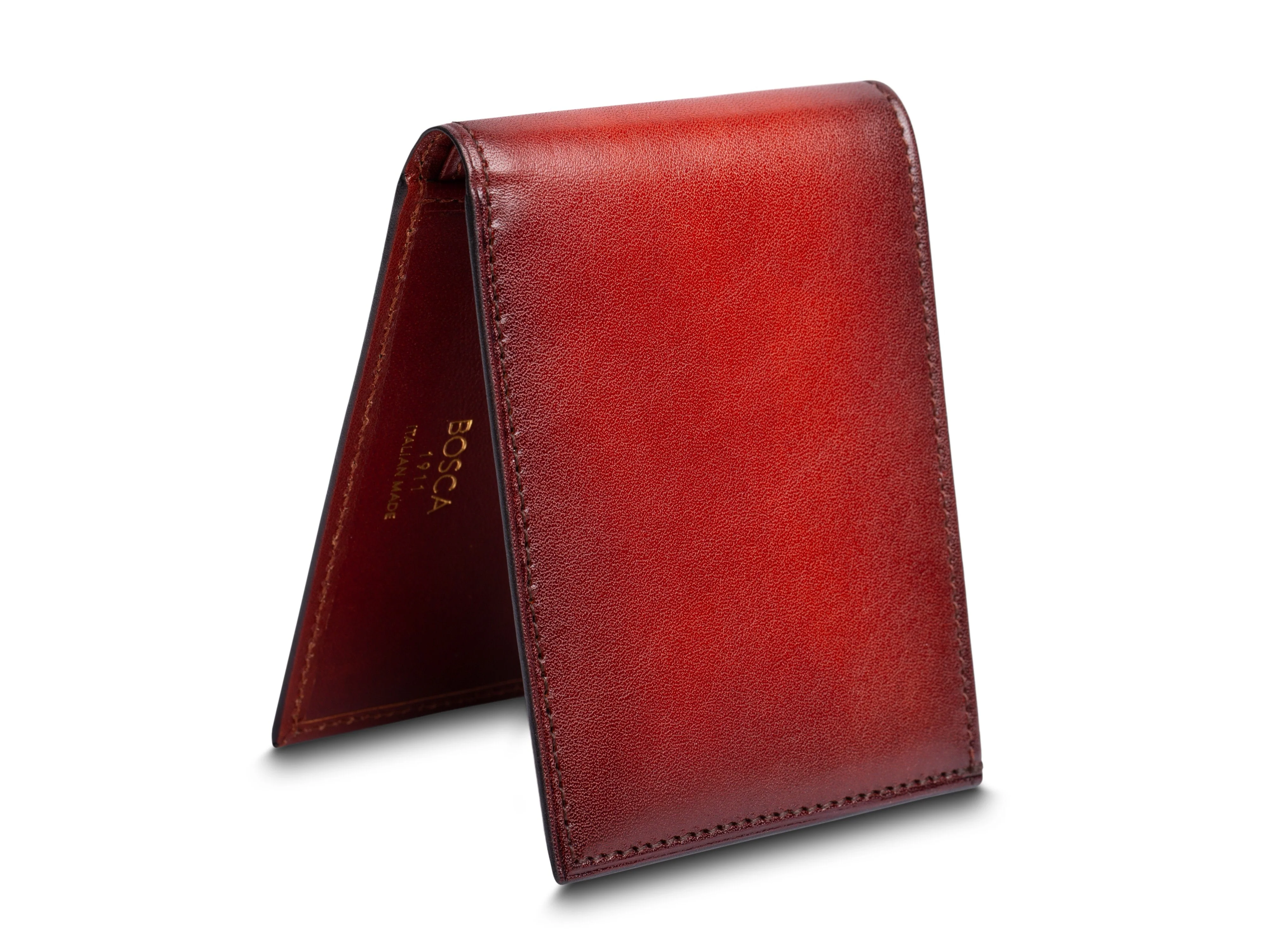 Smoked Old Leather Small Bifold Wallet - Image 4