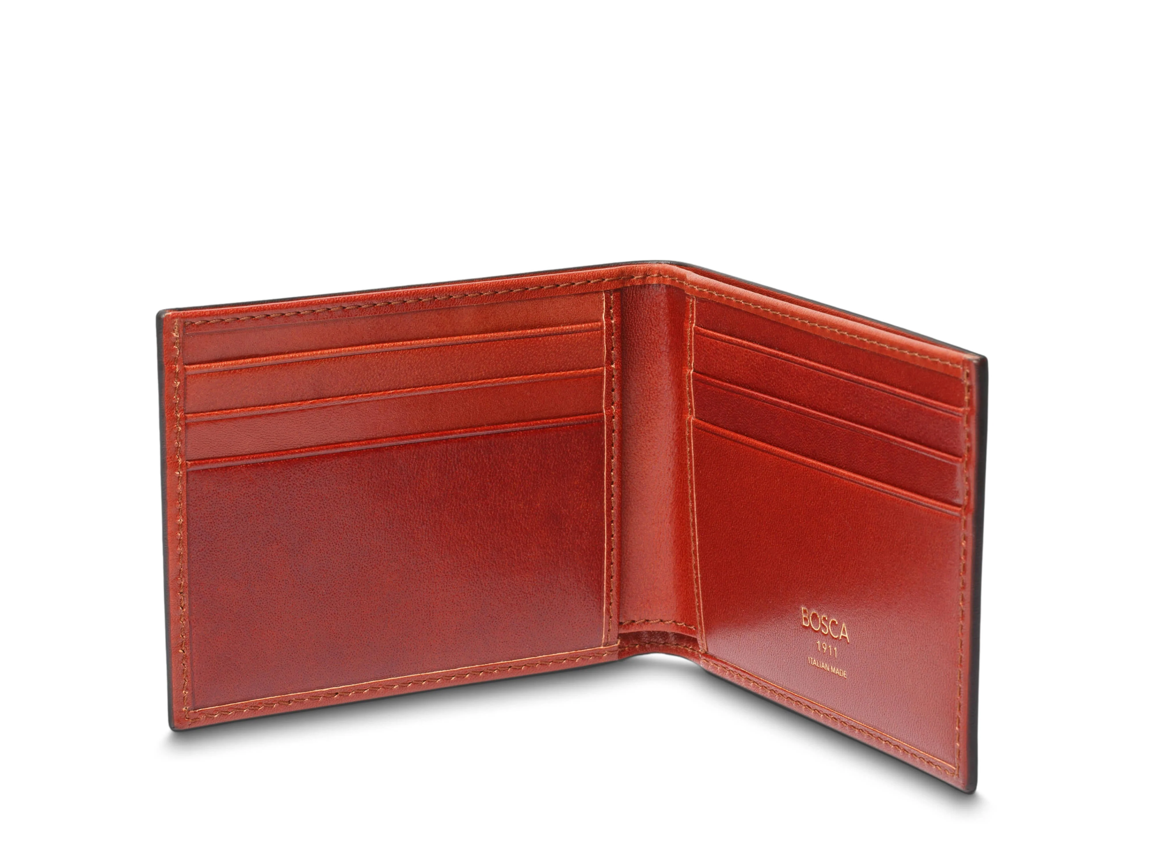 Old Leather Italia Small Bifold Wallet - Image 8