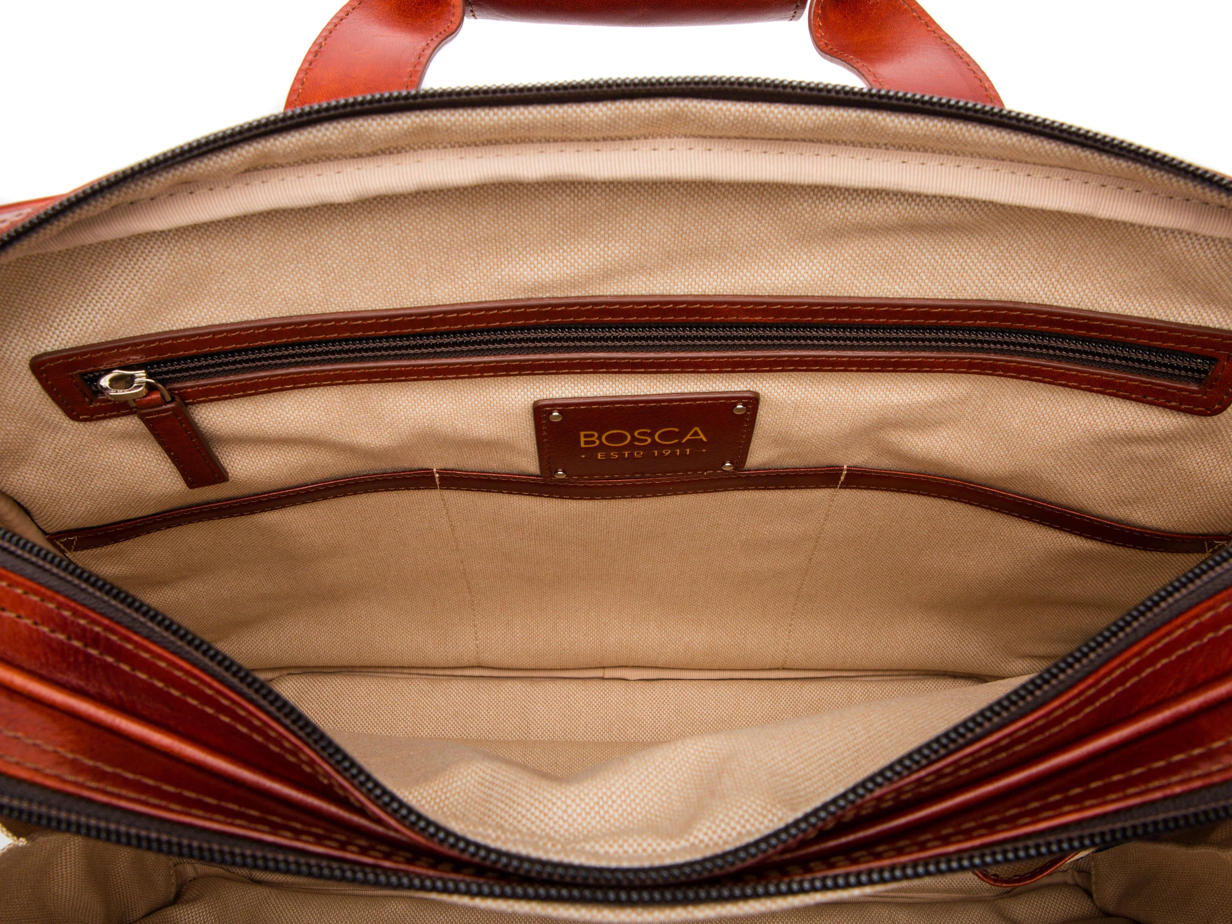 Old Leather Stringer Bag - Image 13