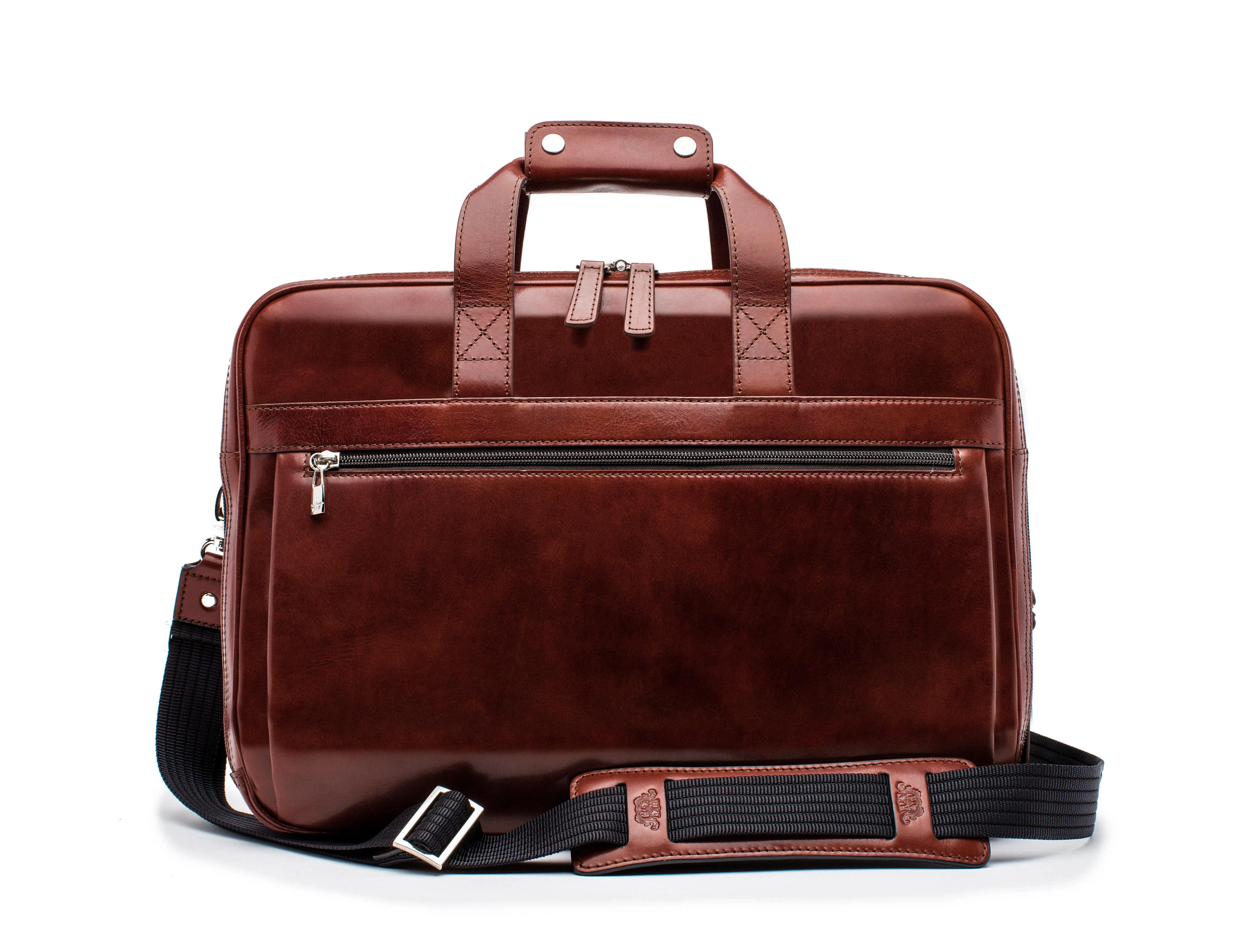 Old Leather Stringer Bag - Image 15