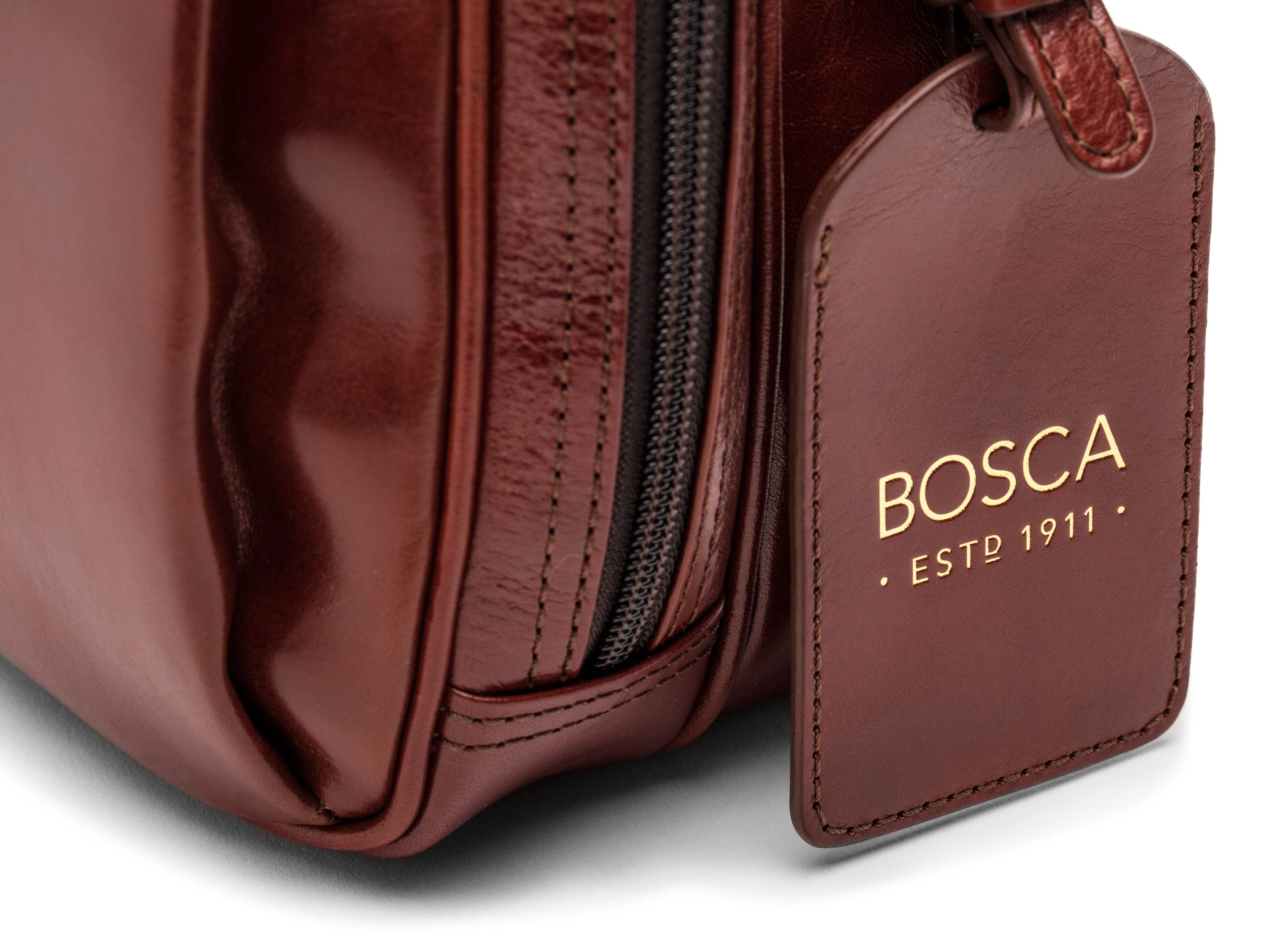 Old Leather Stringer Bag - Image 16