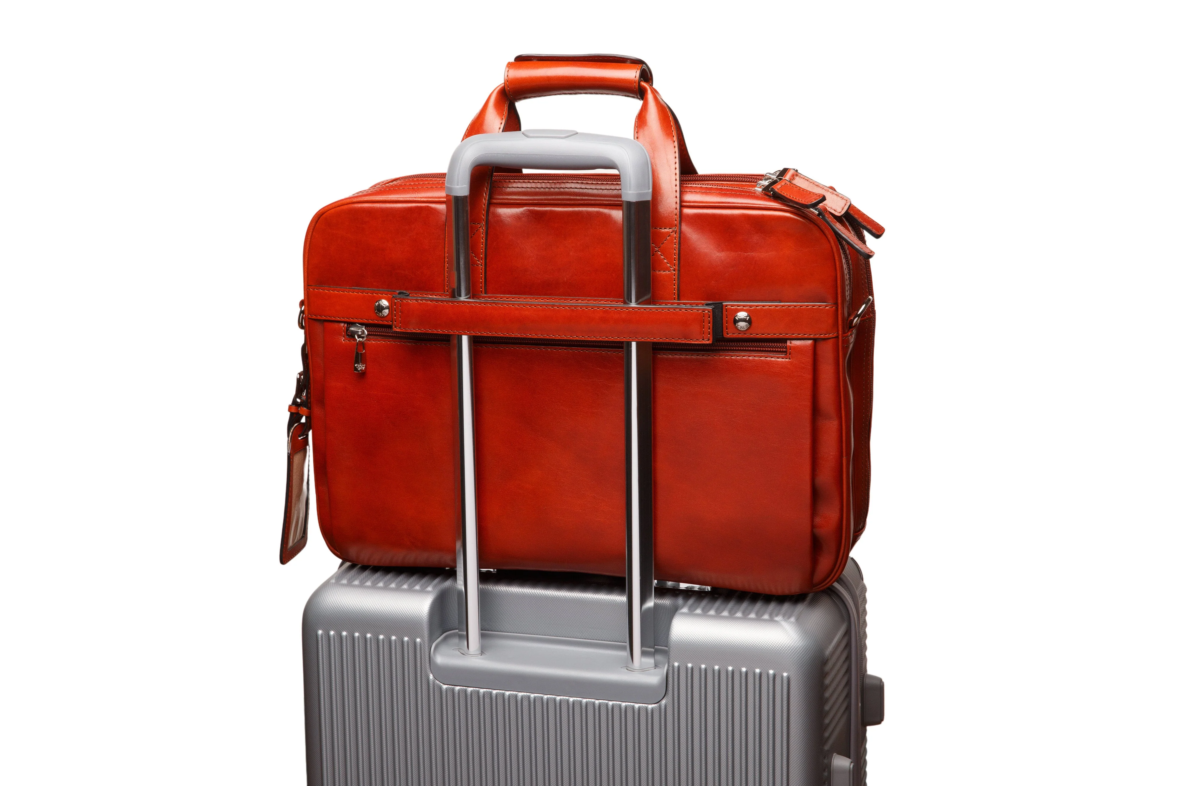 Old Leather Stringer Bag - Image 5